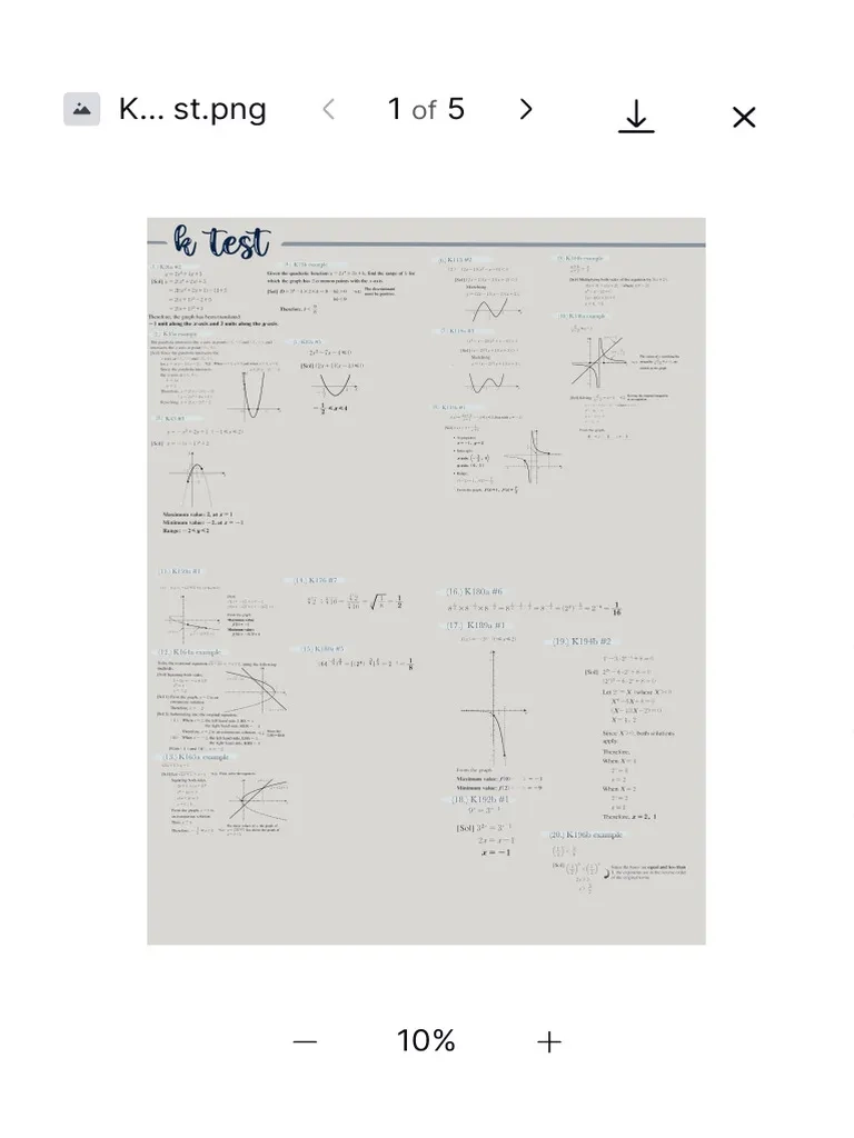 Kumon Level K Math Test PDF