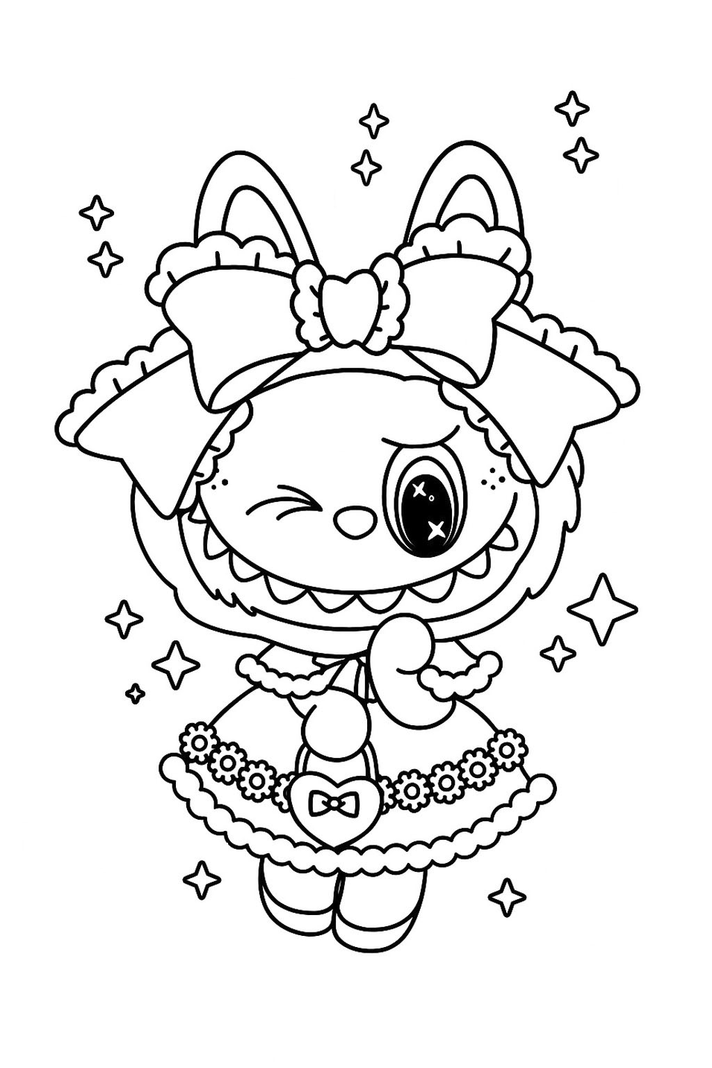 Labubu Coloring Pages