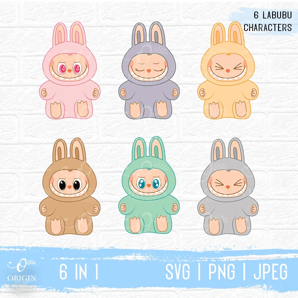 Labubu SVG Labubu Have A Seat SVG Origin SVG Art