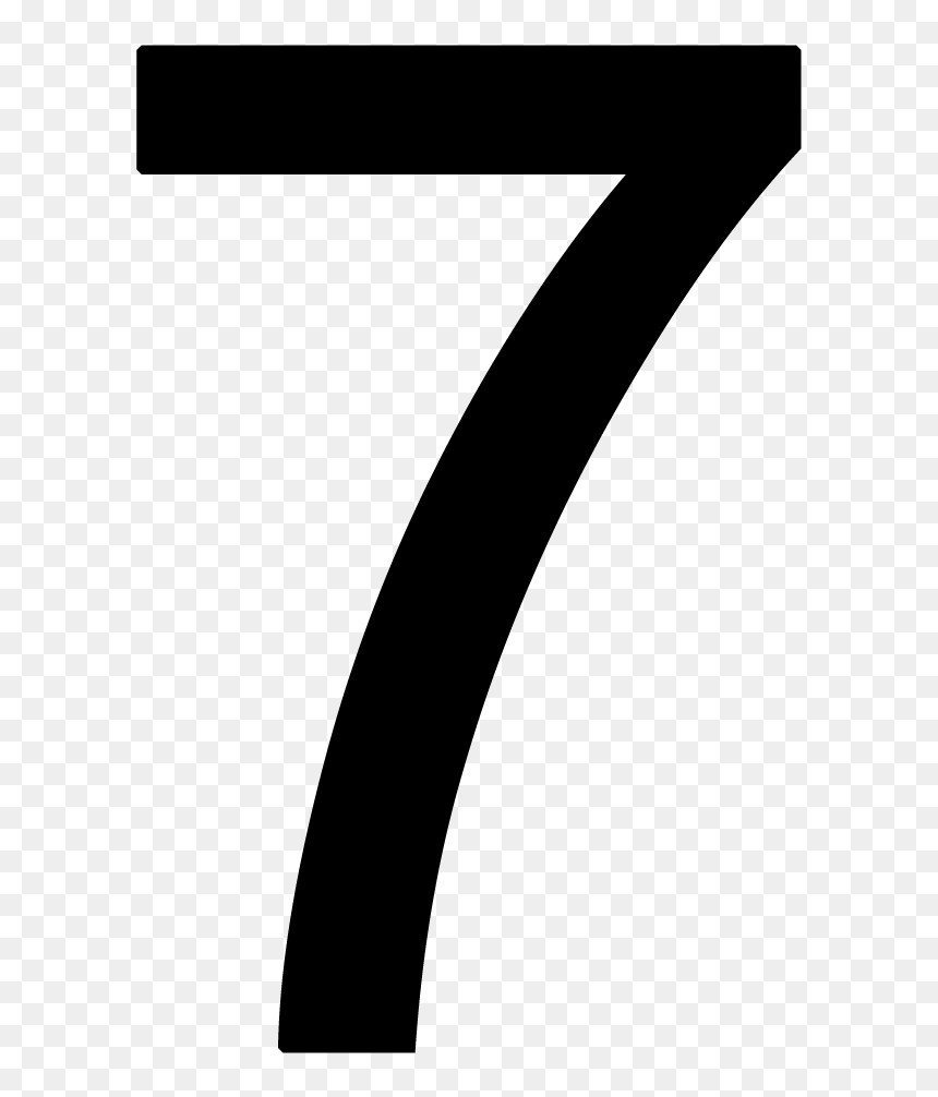 Printable Number 7