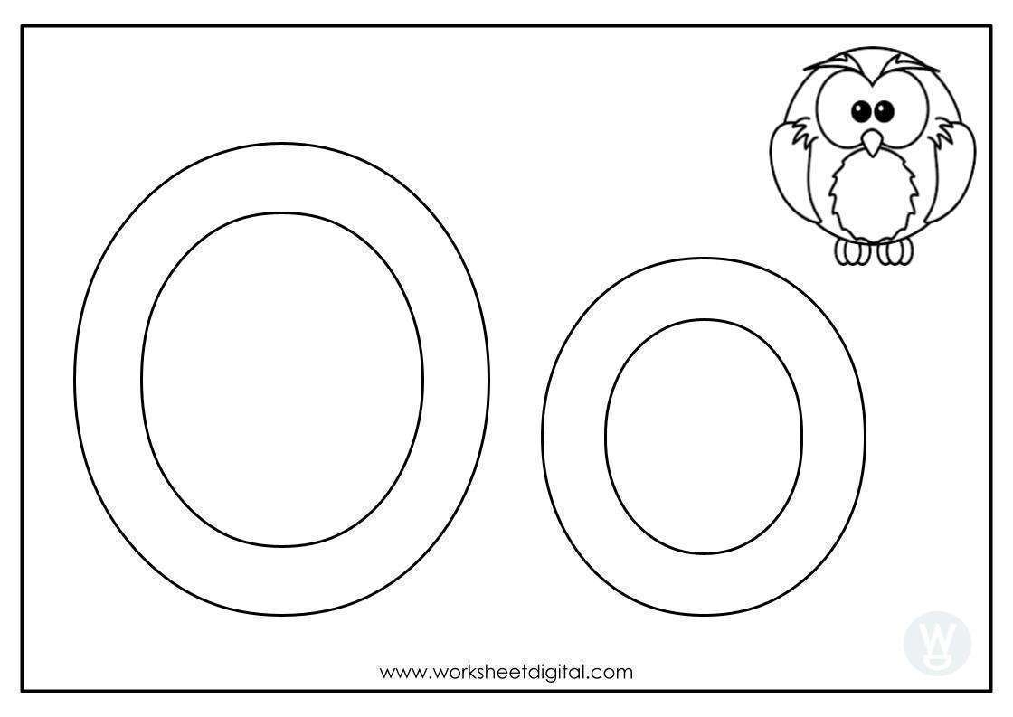 Letter O Worksheet Worksheet Digital 1 Teacher Made Resources