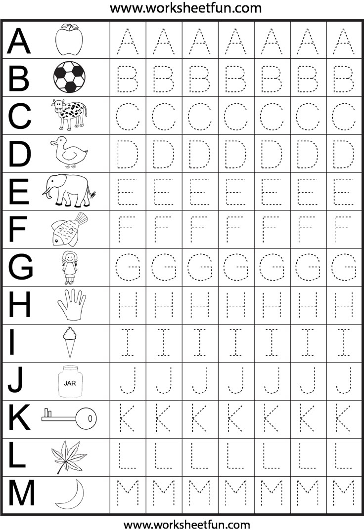 Letter Tracing 2 Worksheets FREE Printable Worksheets