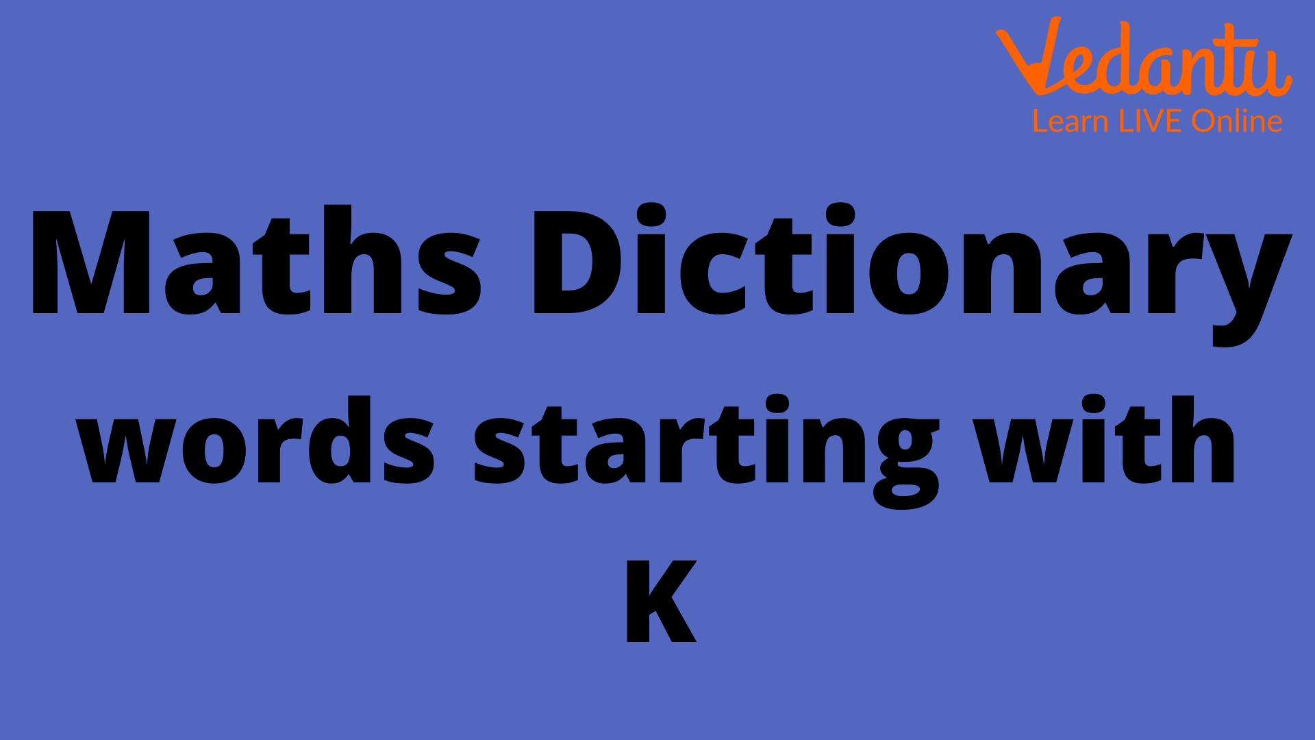 Math Words That Start With K Key Terms amp Examples