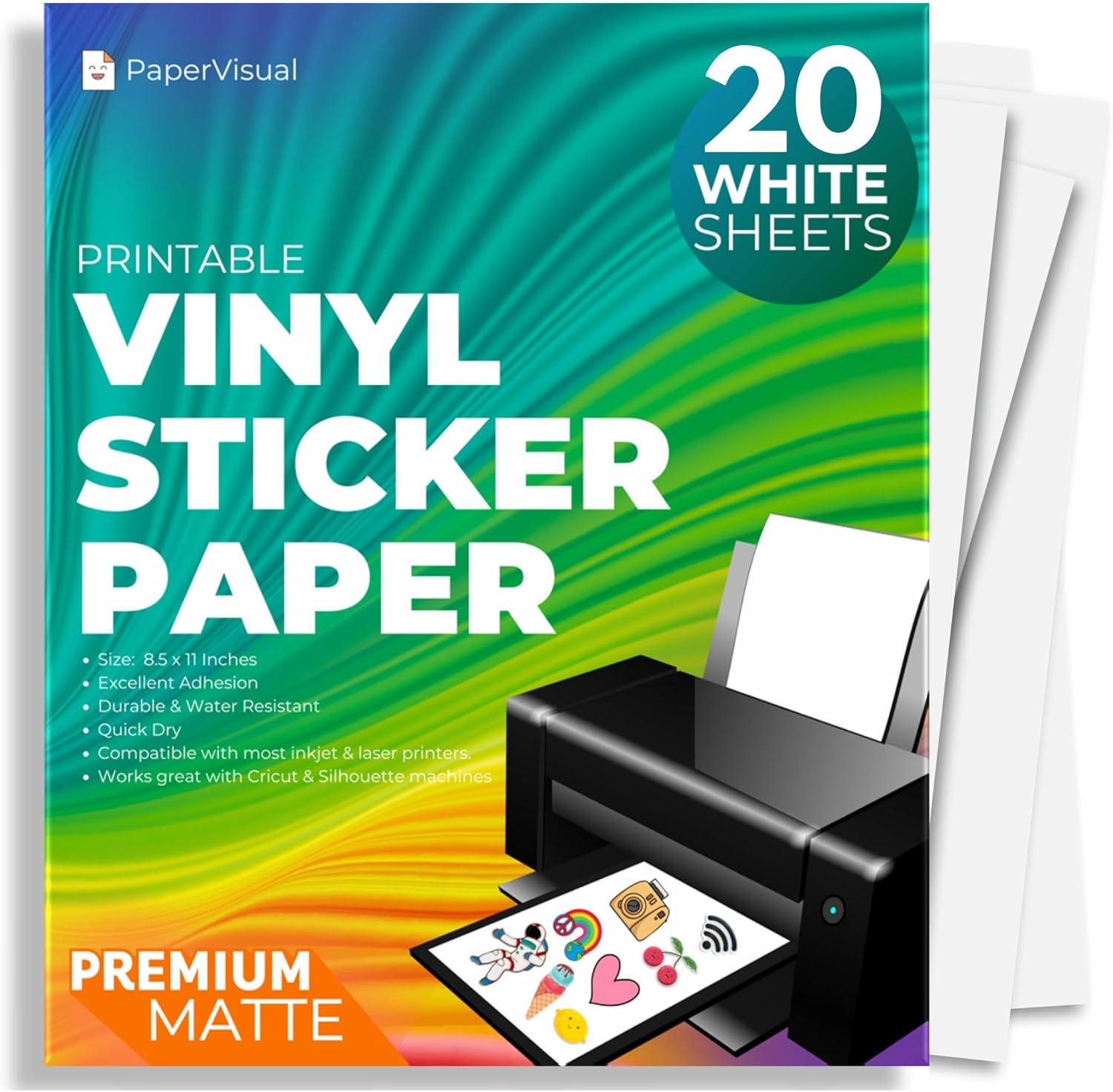 Matte White Waterproof Sticker Paper 20 Sheets Finland Ubuy