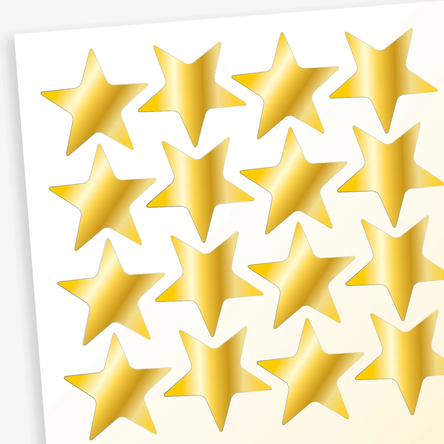 Metallic Gold Star Stickers 20mm Choose Your Pack Size