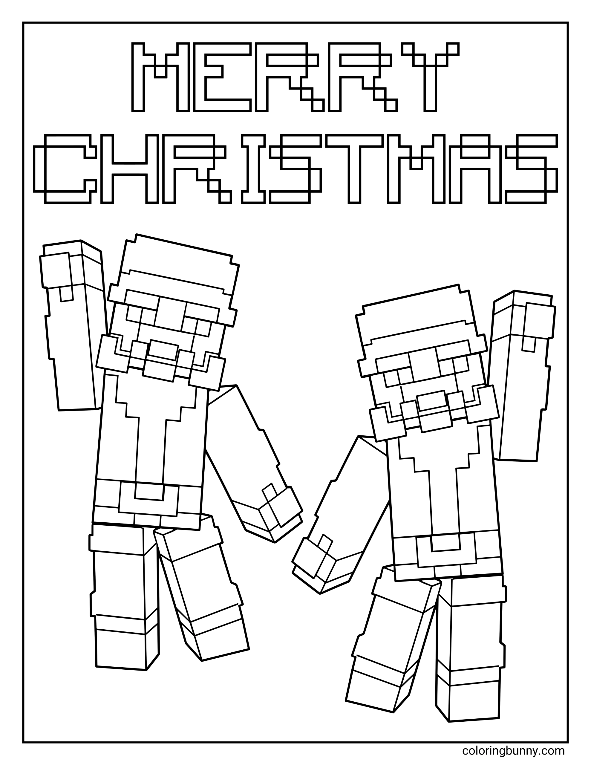 Free Printable Minecraft Coloring