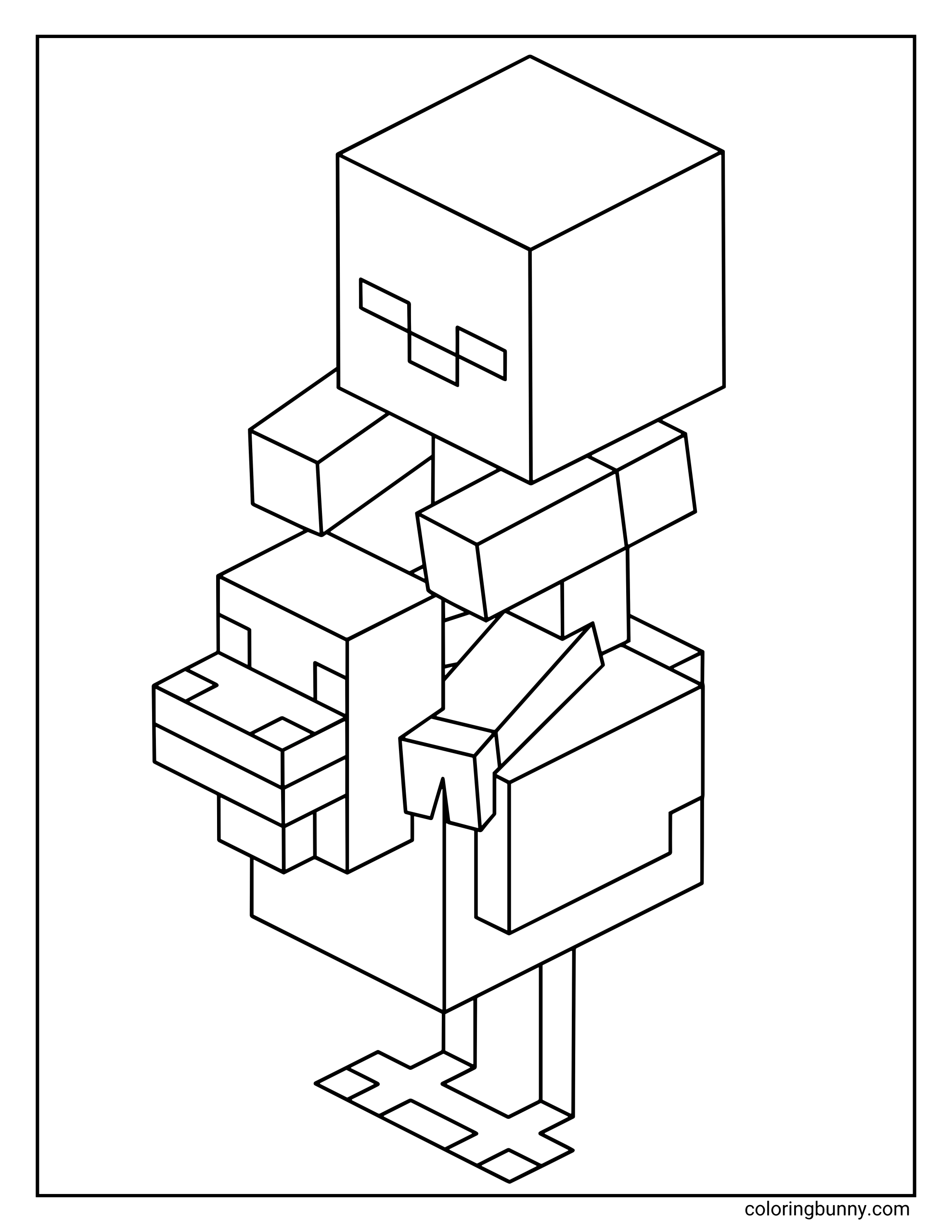 Minecraft Coloring Pages 32 Free Printable PDFs 