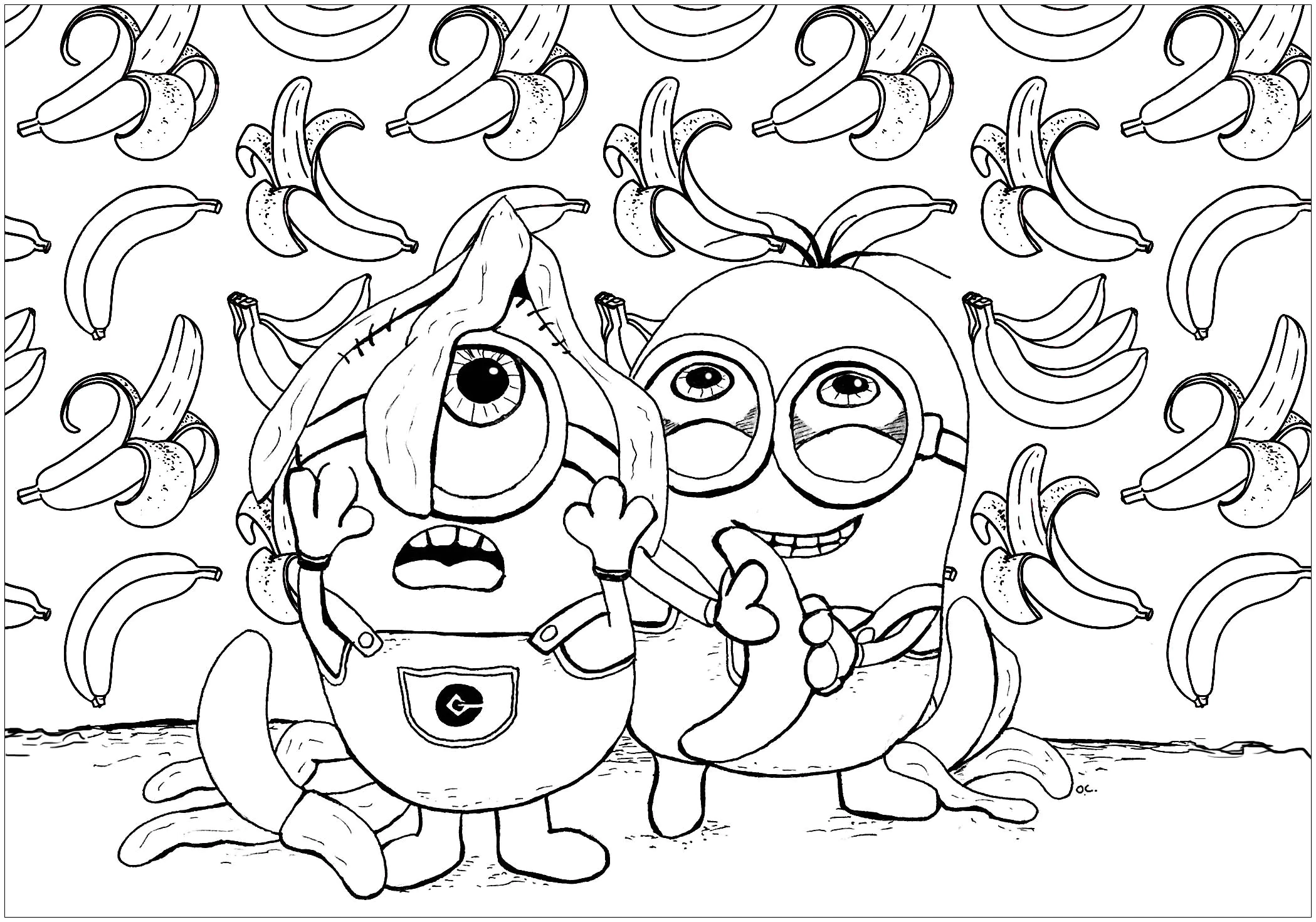 Minion Coloring Pages Printable