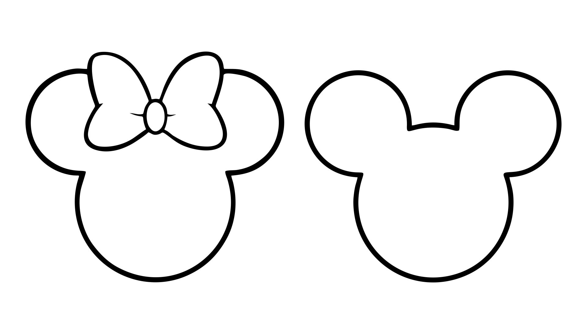 Minnie Mouse Stencil 10 Free PDF Printables Printablee