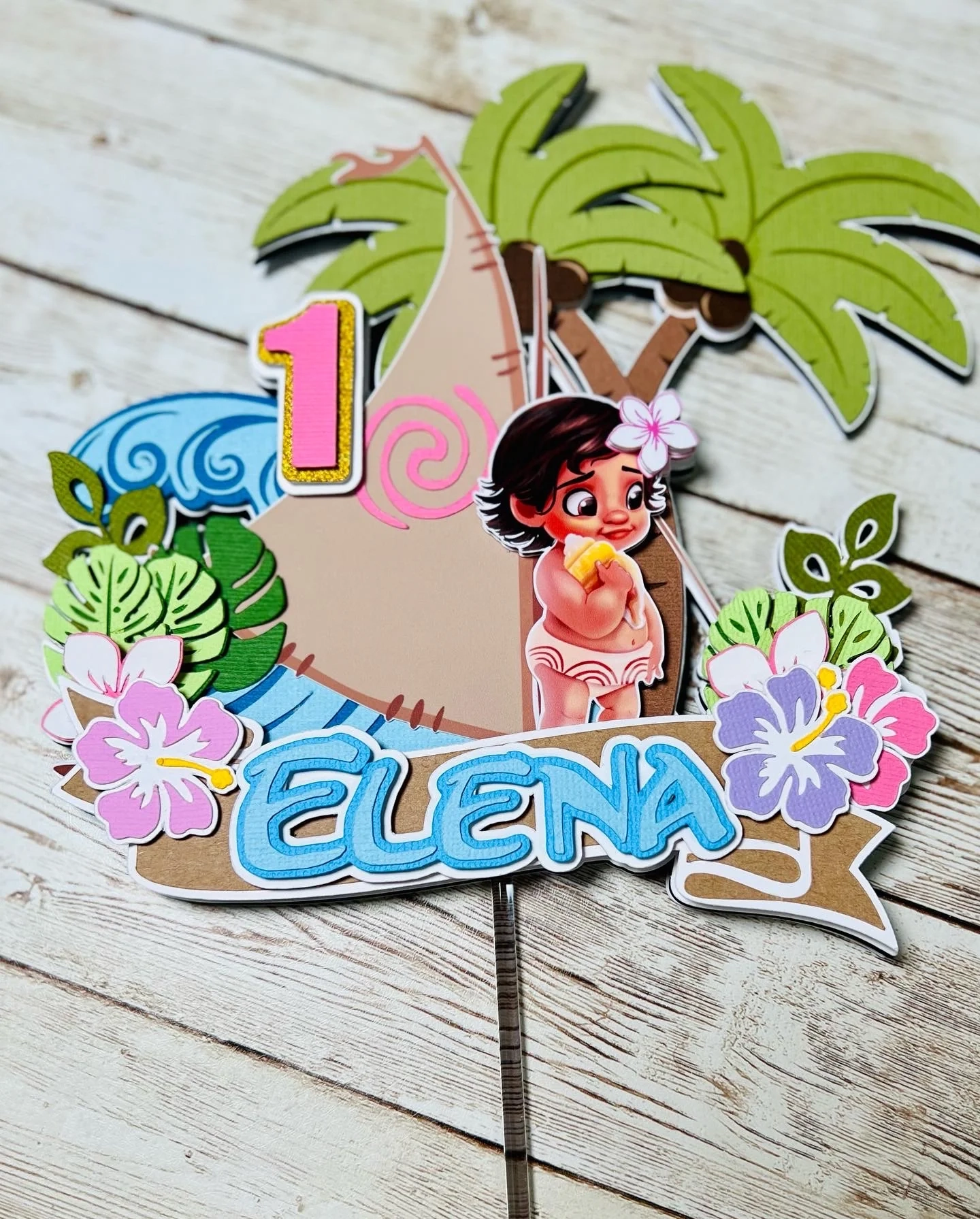 Moana Cake Topper Printable