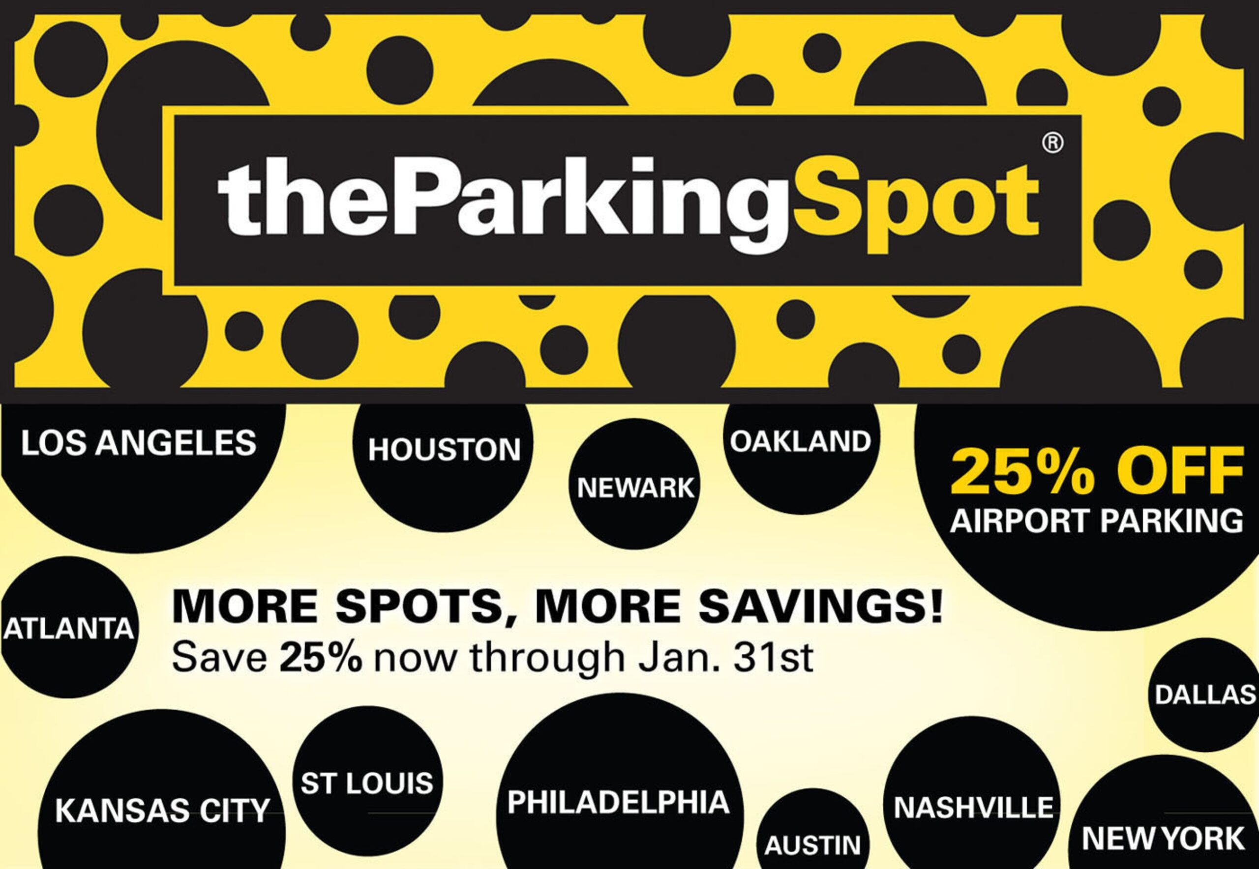 More Spots More Savings The Parking Spot Has Airport Parking 
