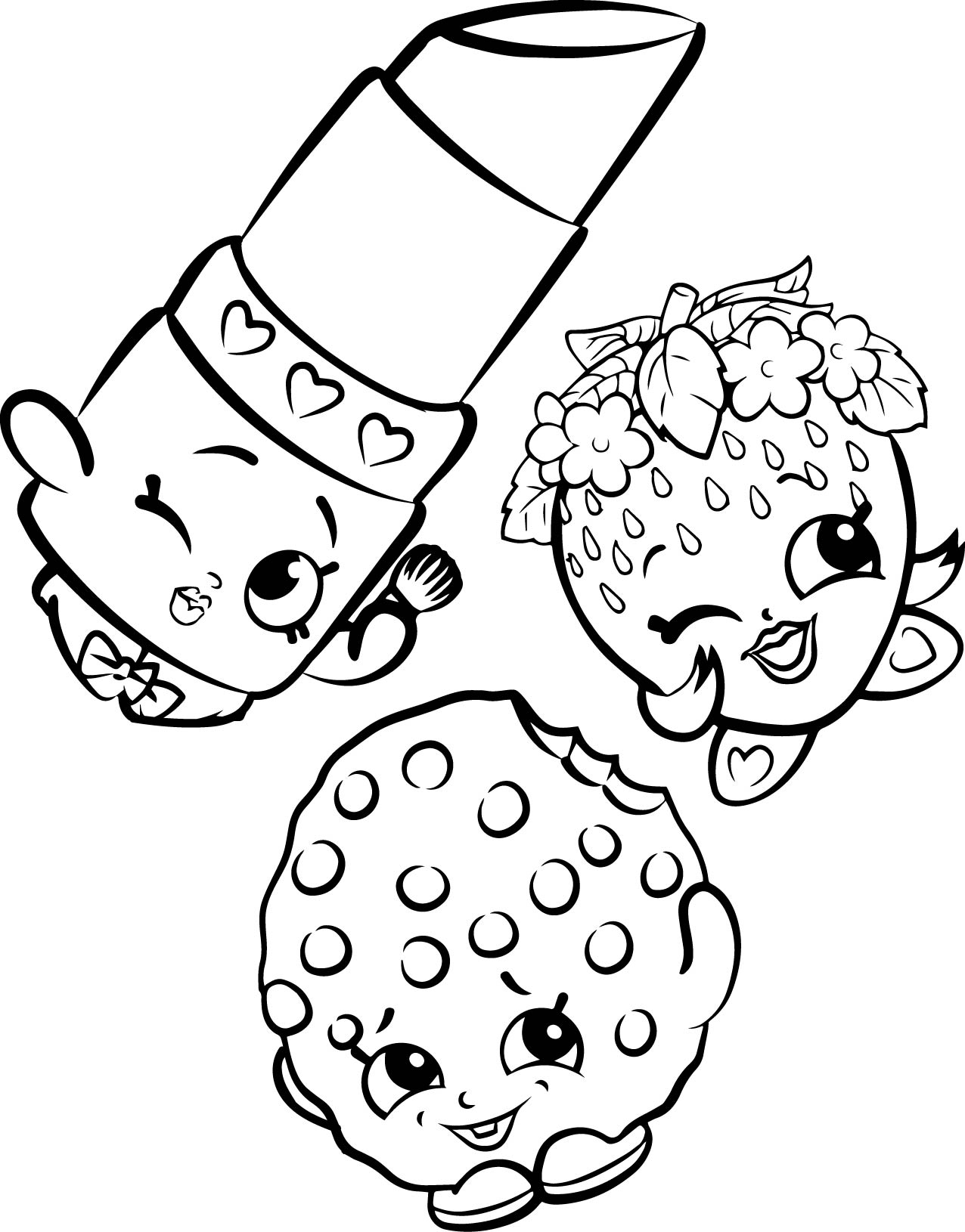 Mueca Yellow Shopkins Mu eca Shopkin Suzie Sundae Shopkin Coloring 