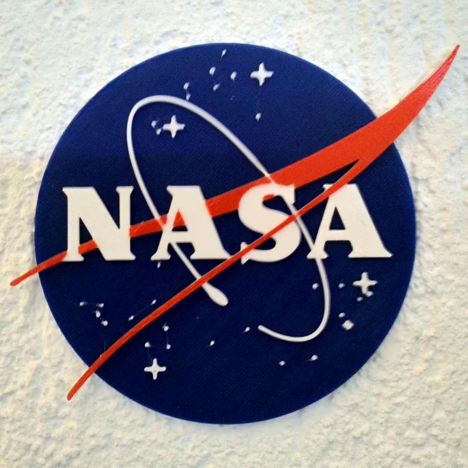 Nasa Logo Plate By Sarusani Download Free STL Model Printables