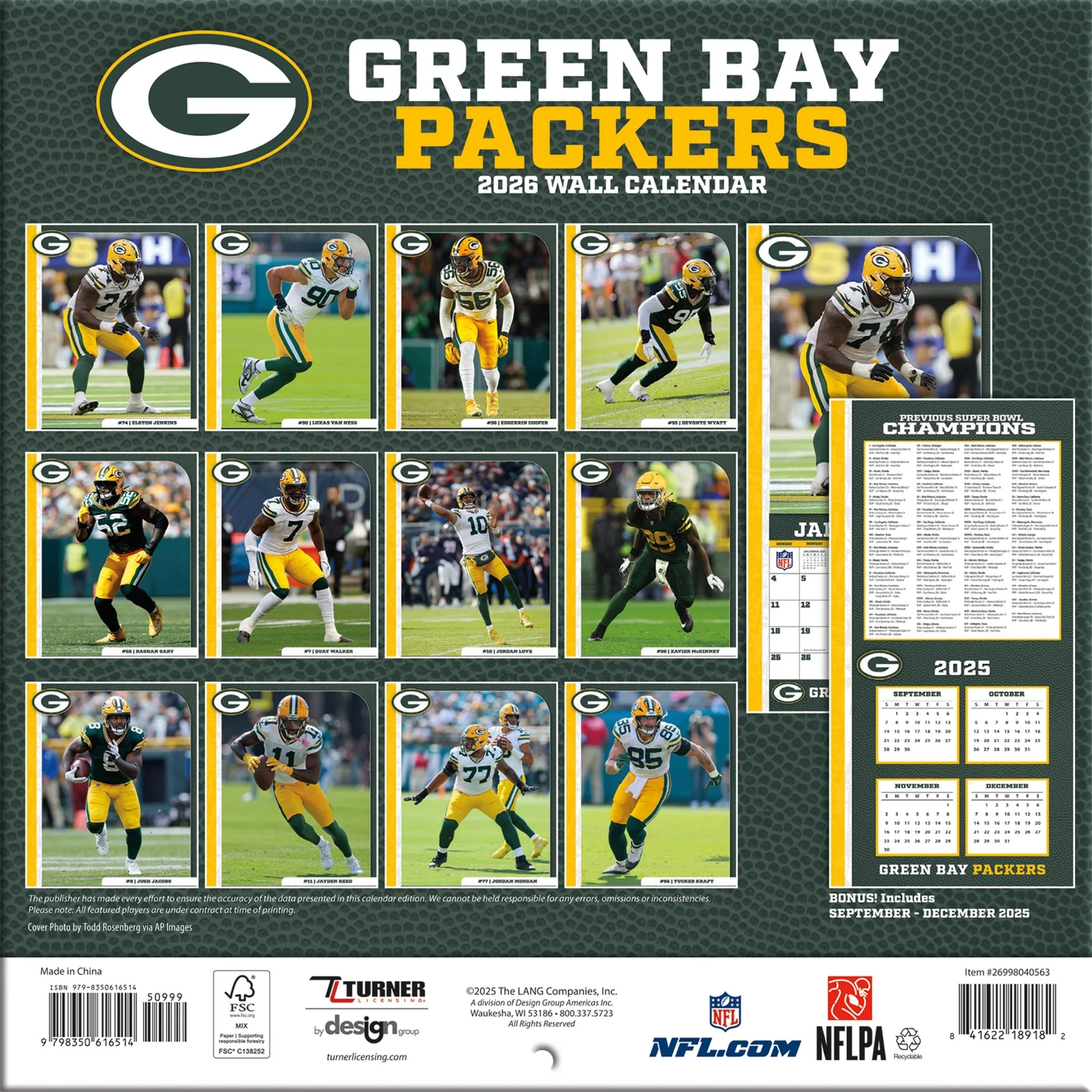 Packers Schedule 2026 Printable