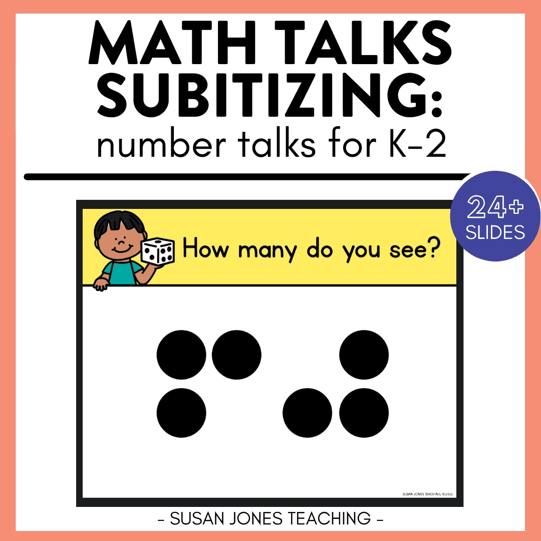 Number Talks Subitizing Math Talks For Kindergarten amp First Grade 