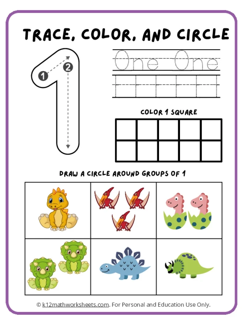 Free Printable Number Tracing Sheets