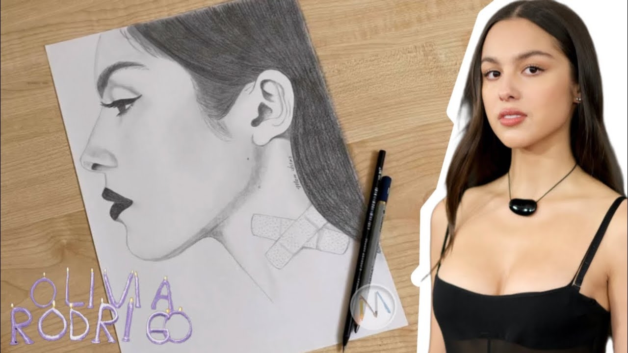 Olivia Rodrigo Drawing Tutorial