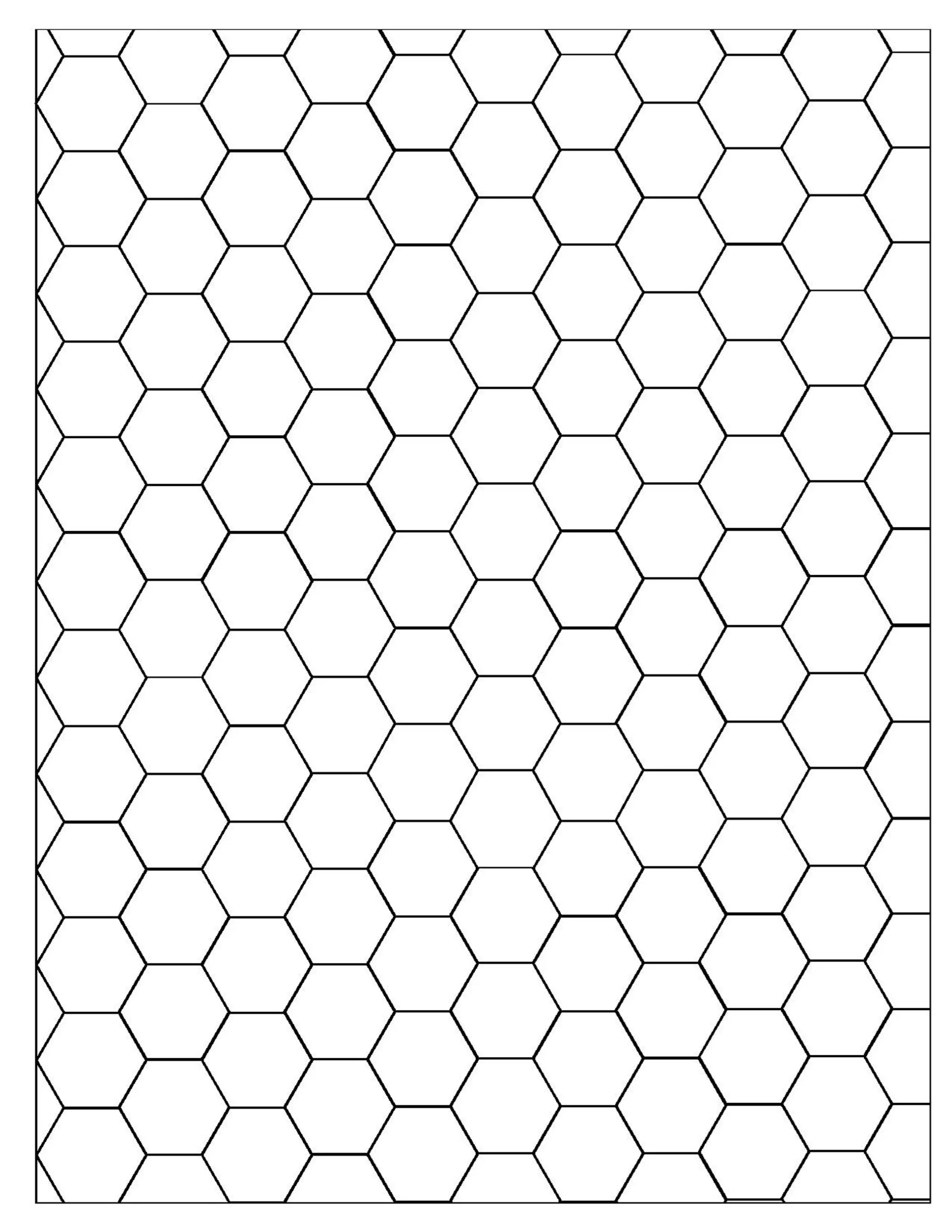 Printable Hex Map