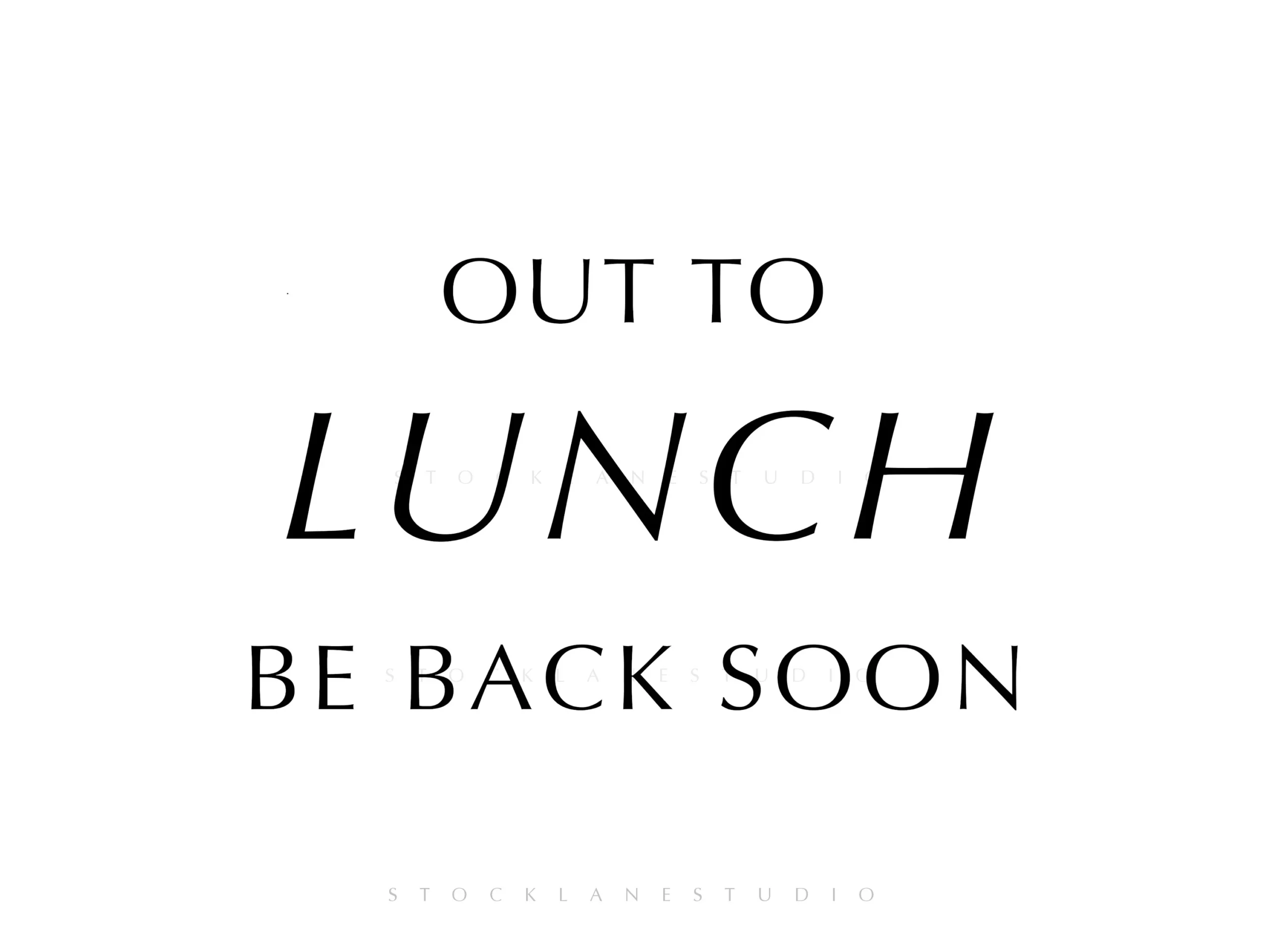 Out To Lunch Sign Office Door Printable PDF amp JPG Etsy