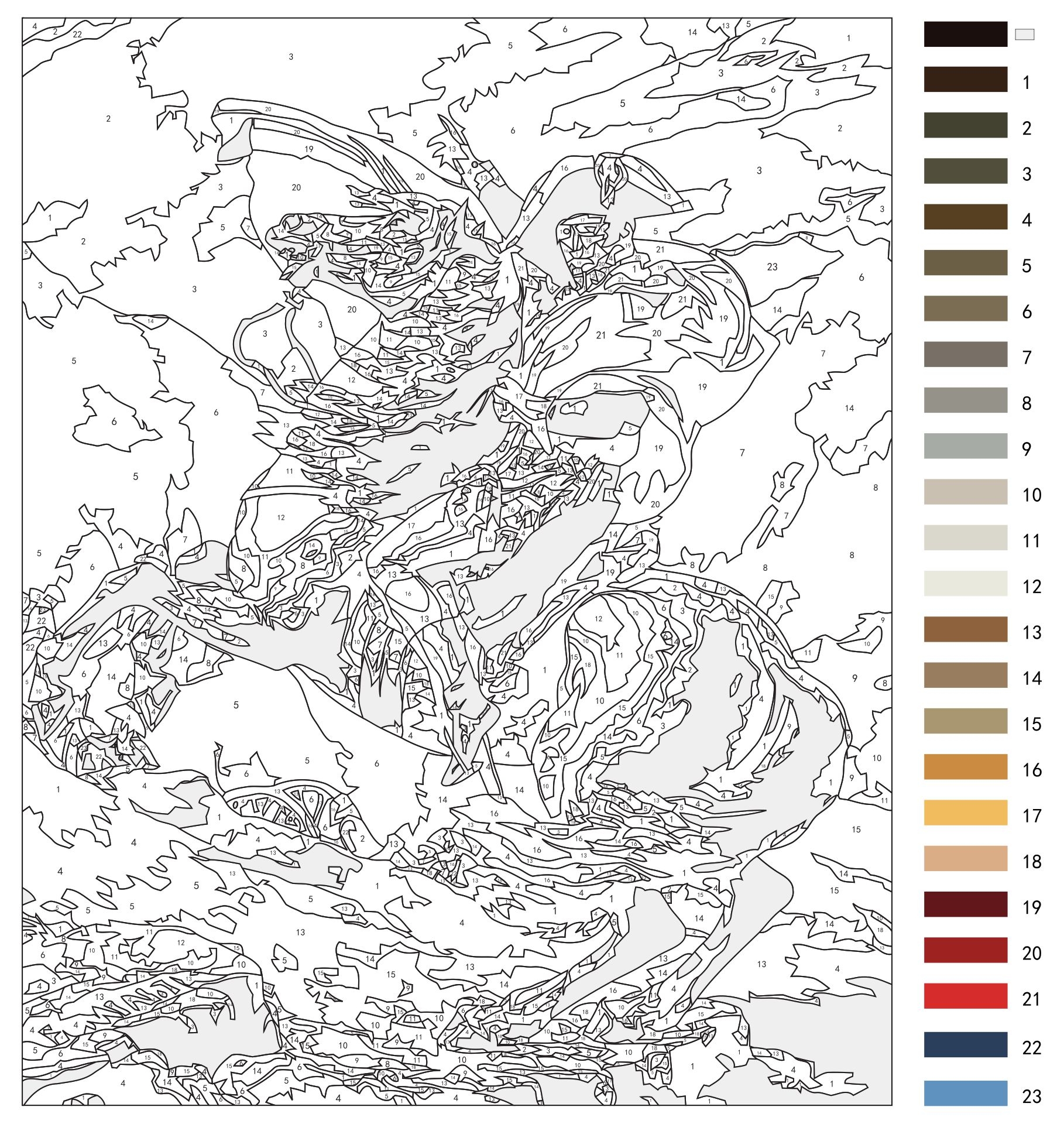 Paint By Number Free Printable