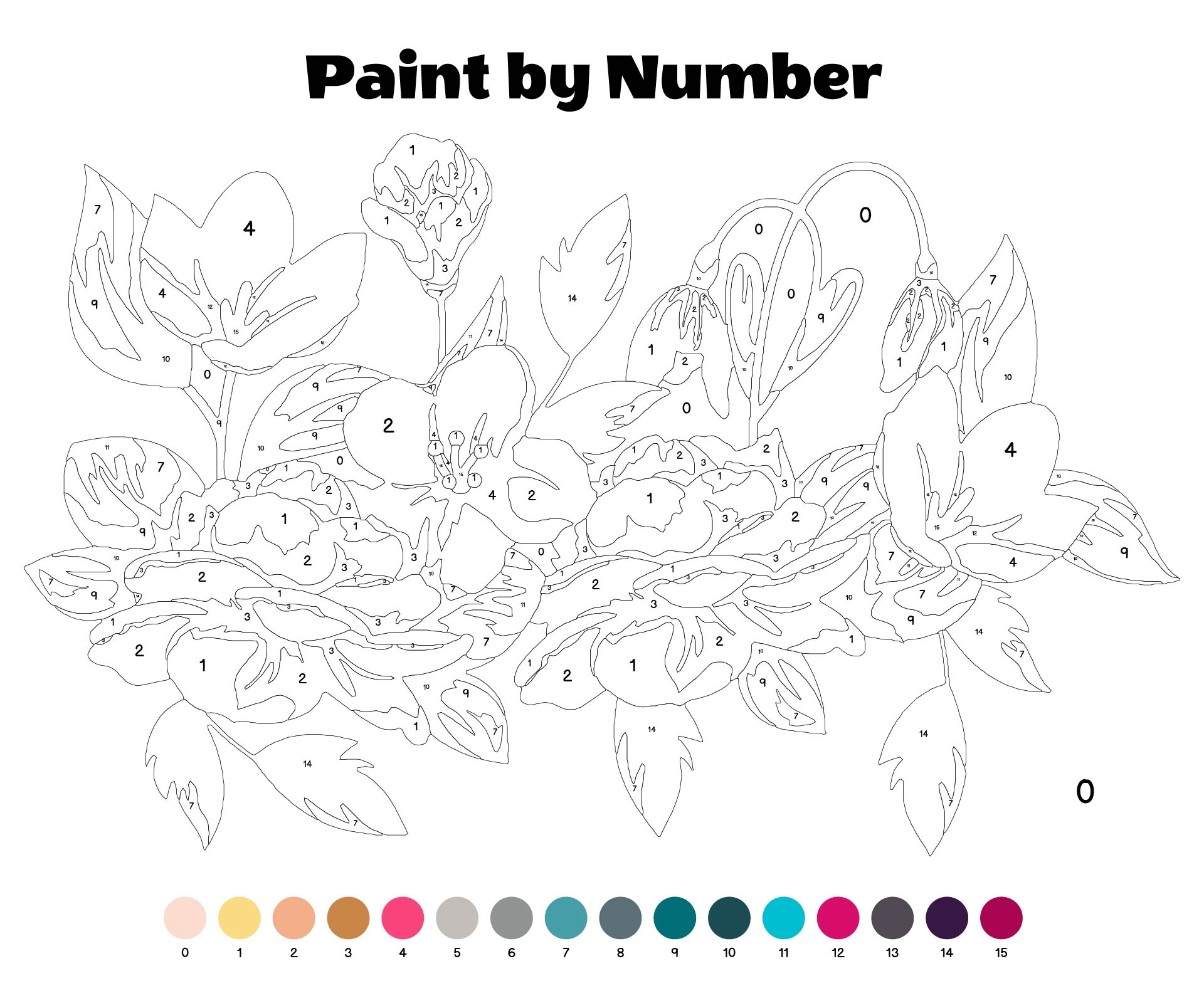 Paint By Numbers For Adults Canvas Paint By Numbers Kit For Adults 
