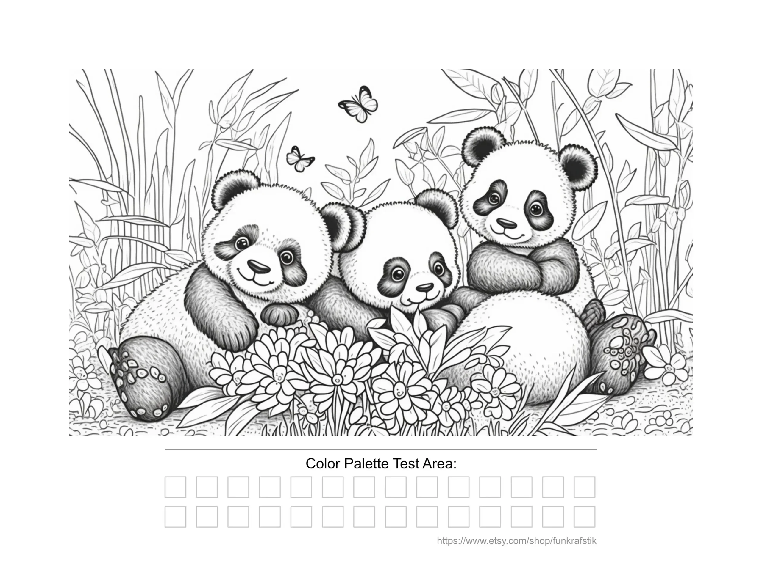 Panda Bear Coloring Pages Printable