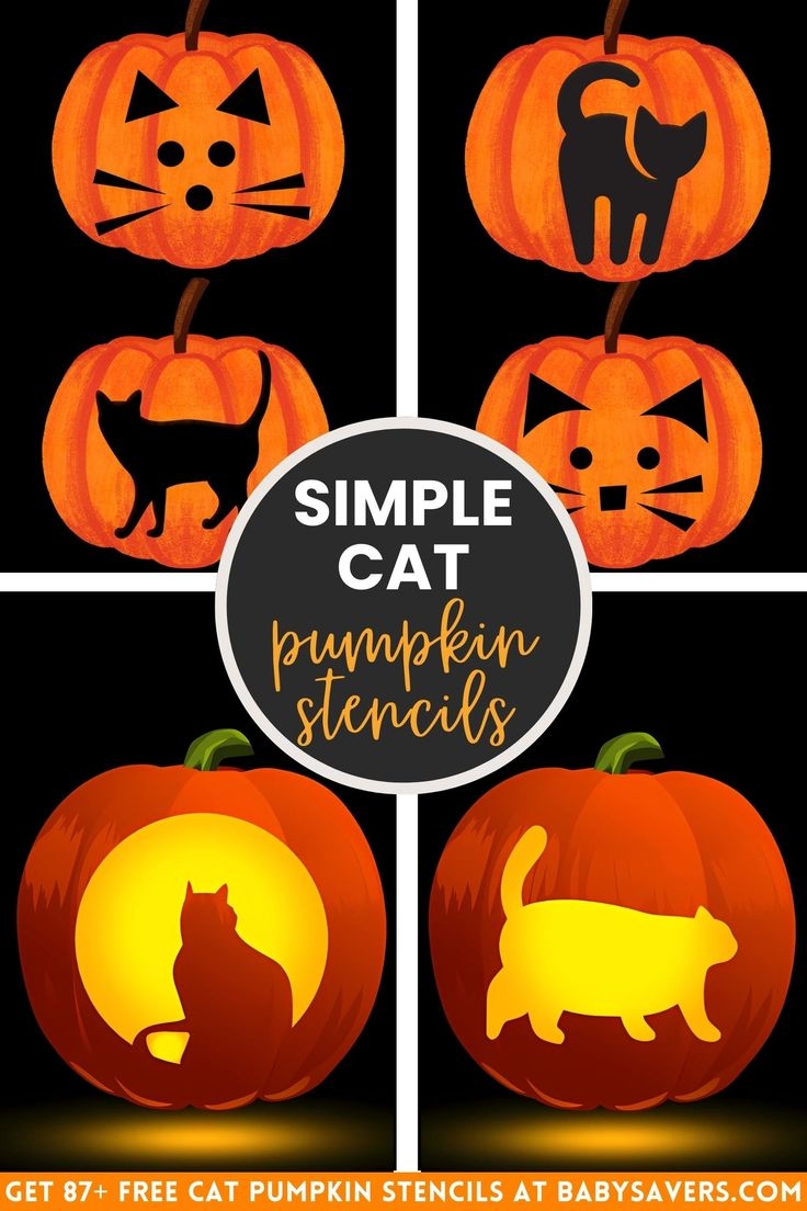 Pin By Allycia Stennett On Halloween Pumpkin Carving Cat 