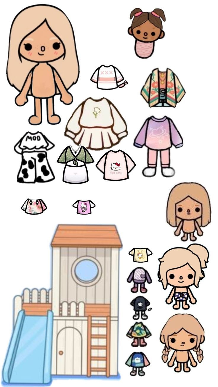 Pin By Christin Hochgr fe On Toca Boca In 2025 Paper Doll 