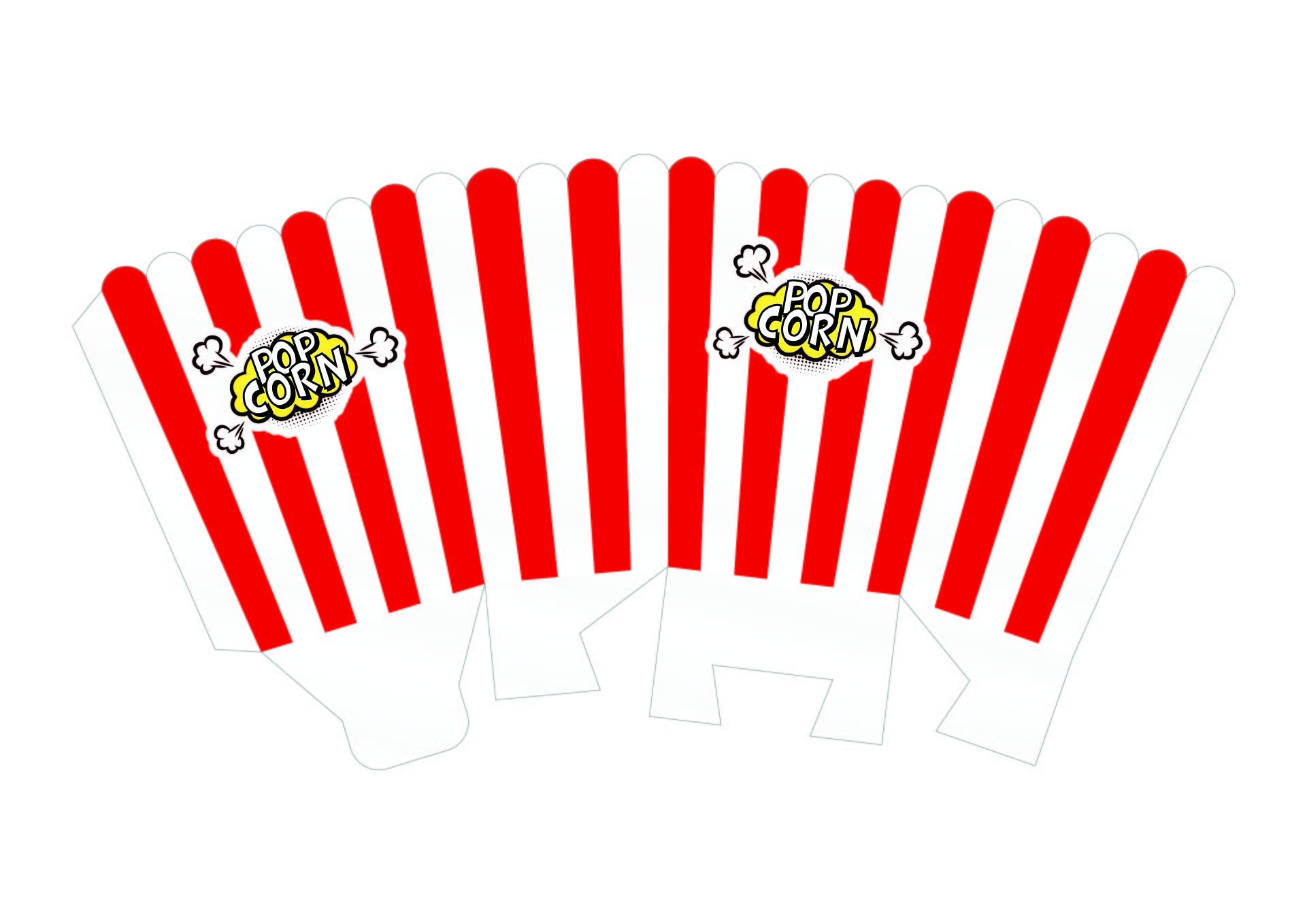 Popcorn Printable Template