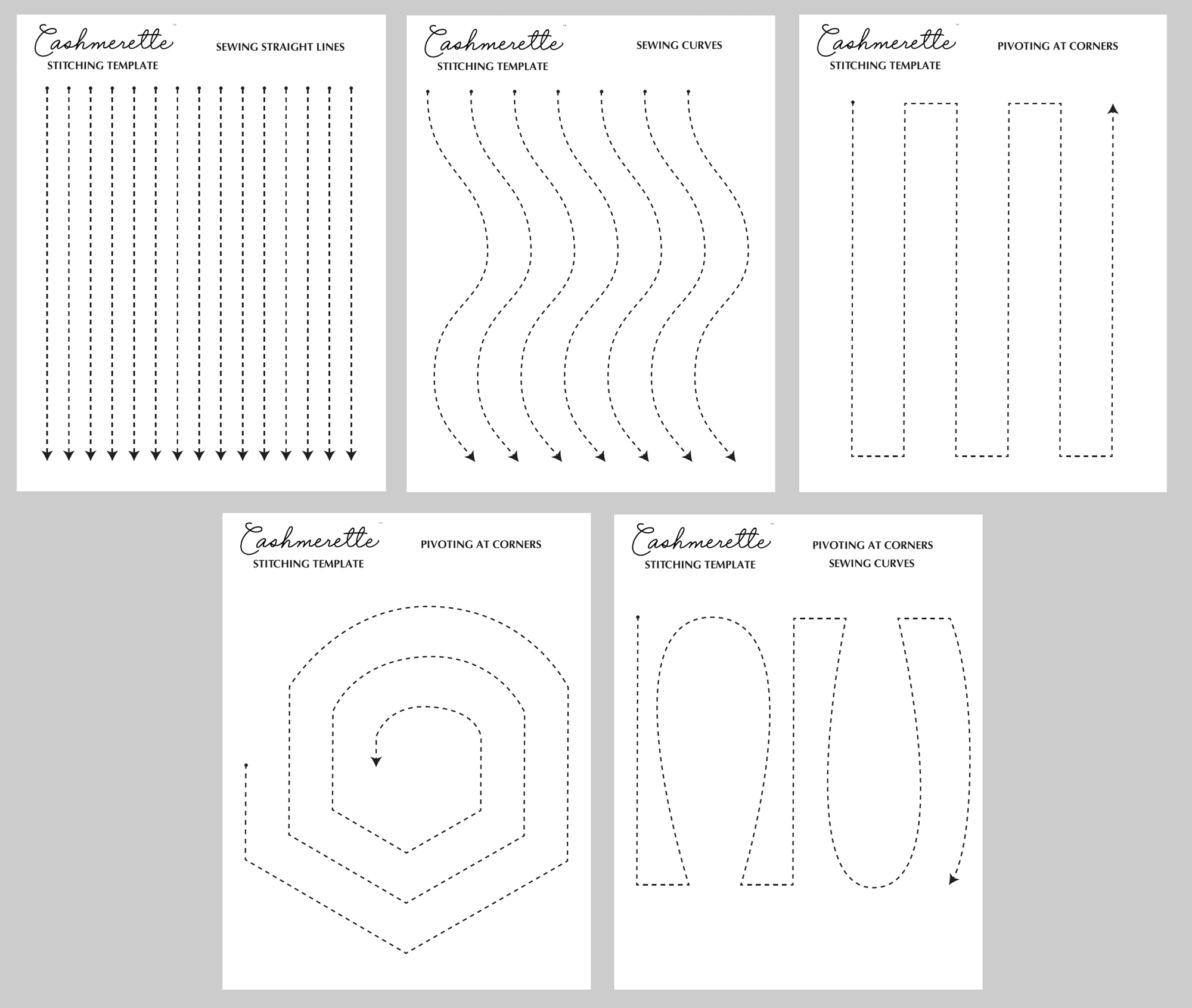 Practice Sewing With Our Free Printable Stitching Template 