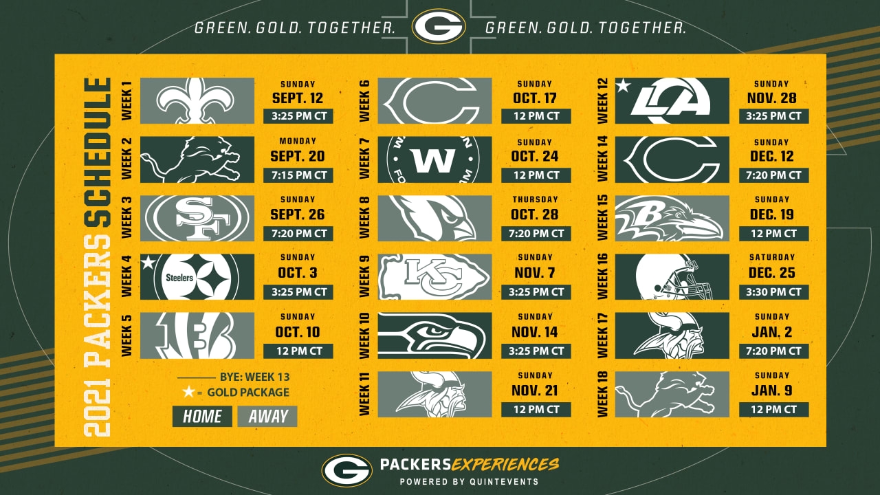 Print Your Copy Of The 2021 Packers Green Bay Packers 