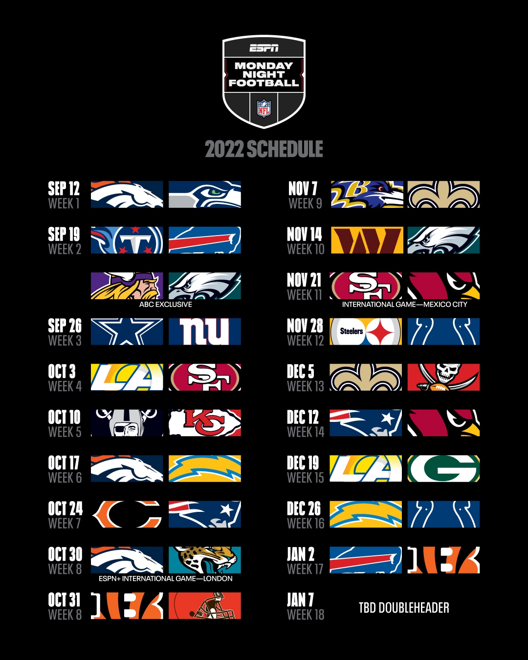 Nfl Week 7 Schedule Printable