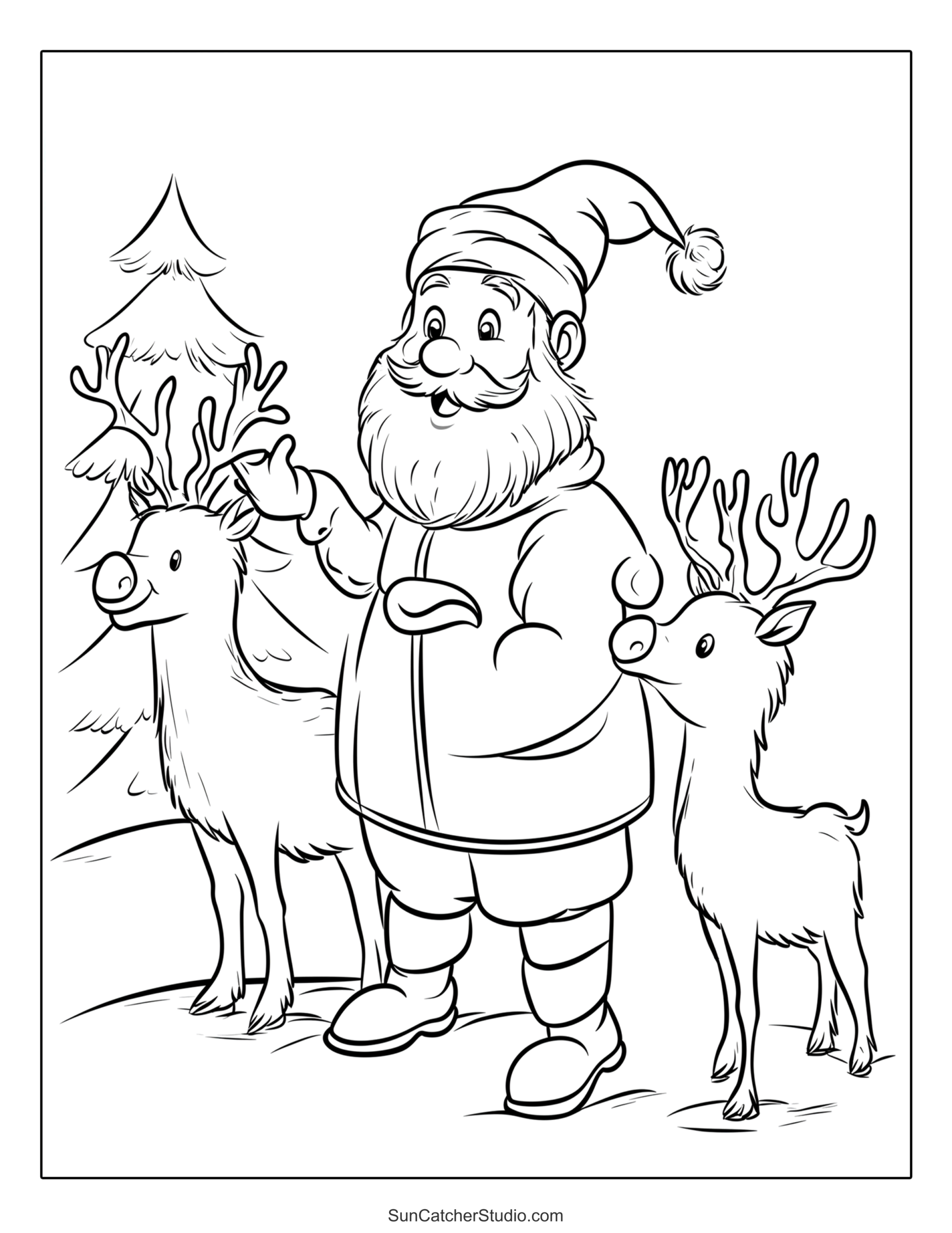 Printable Christmas Coloring Pages And Coloring Sheets Free 