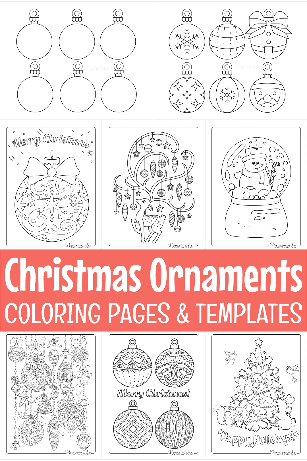 Free Printables For Christmas Ornaments