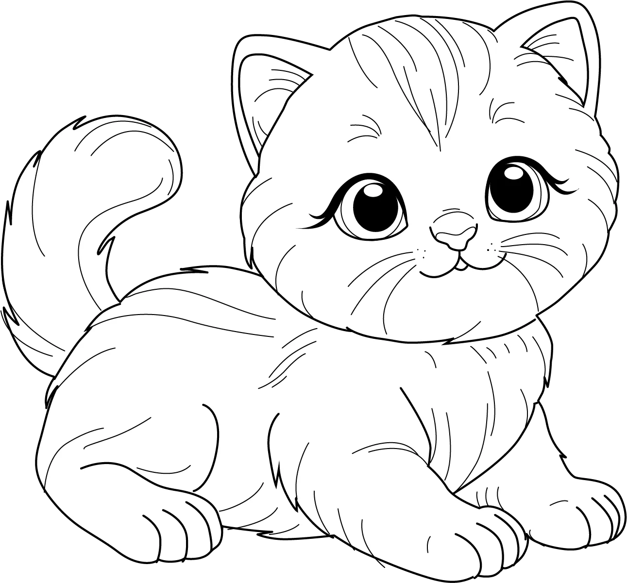 Cat Coloring Pages Free Printable