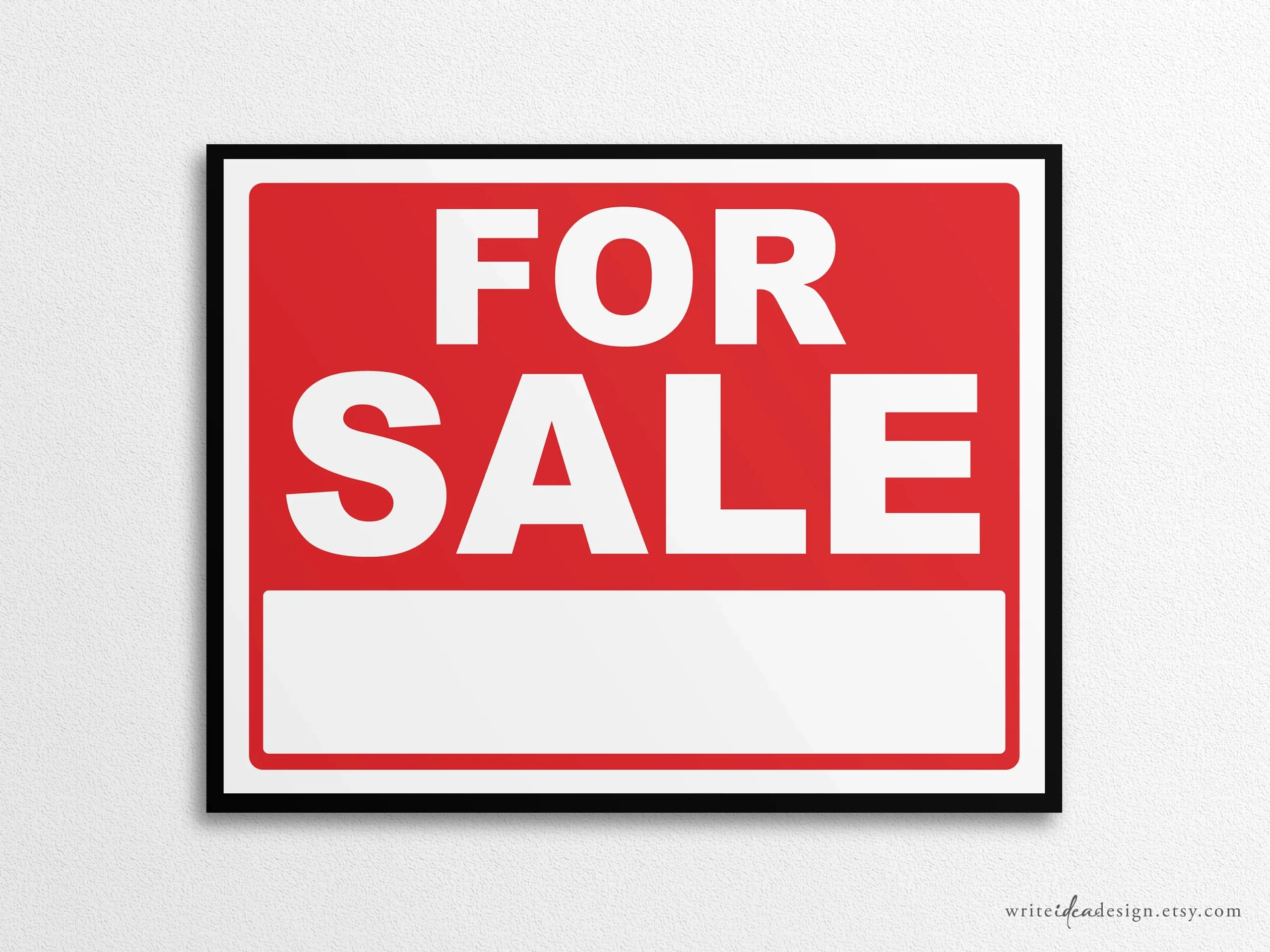 Printable For Sale Sign US Letter And A4 Sizes Instant Download 