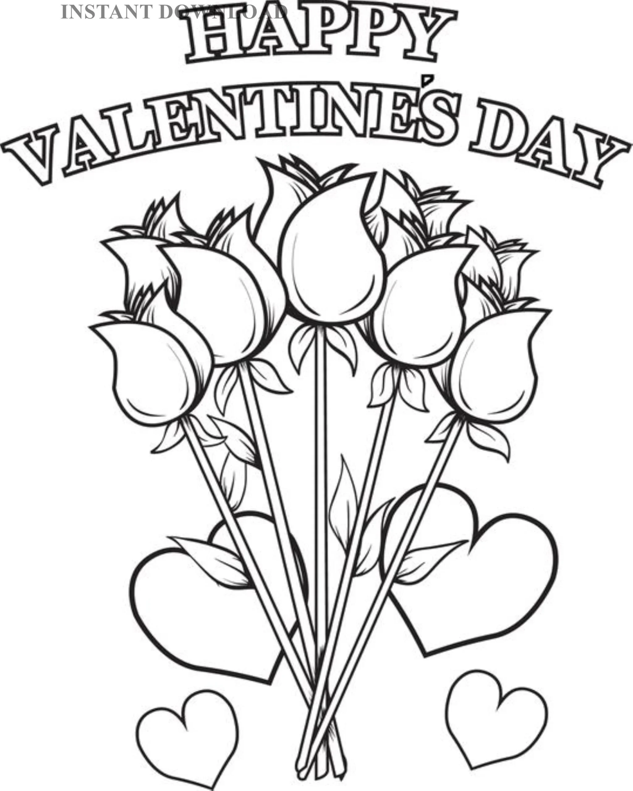 Valentine Coloring Pages Printable