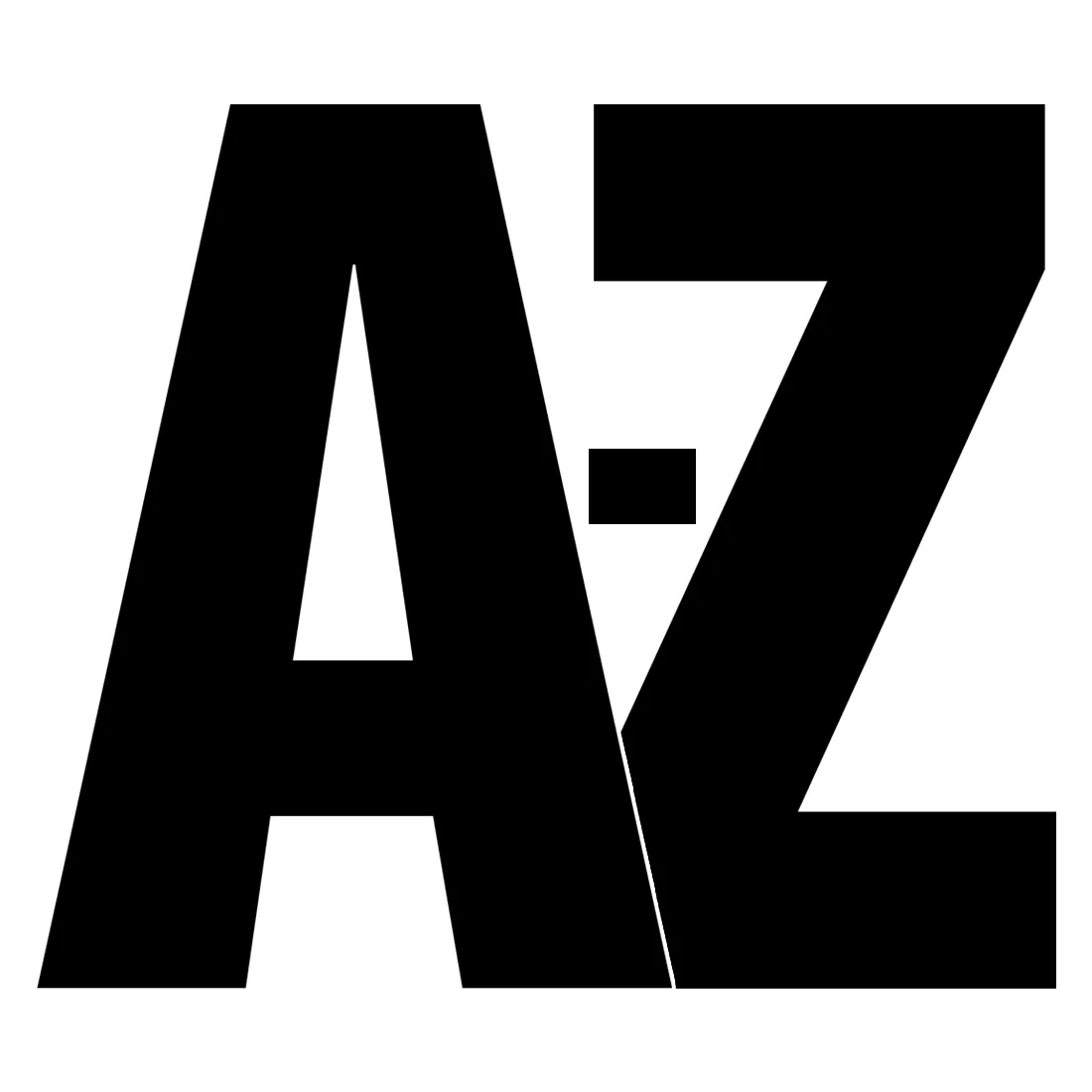 Printable Letters Big Letters 1 Character Per Page