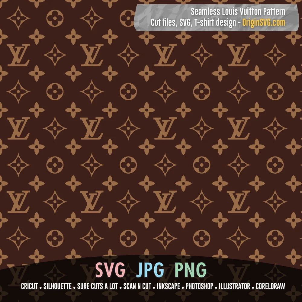 Printable Lv Pattern Printable Party Favors