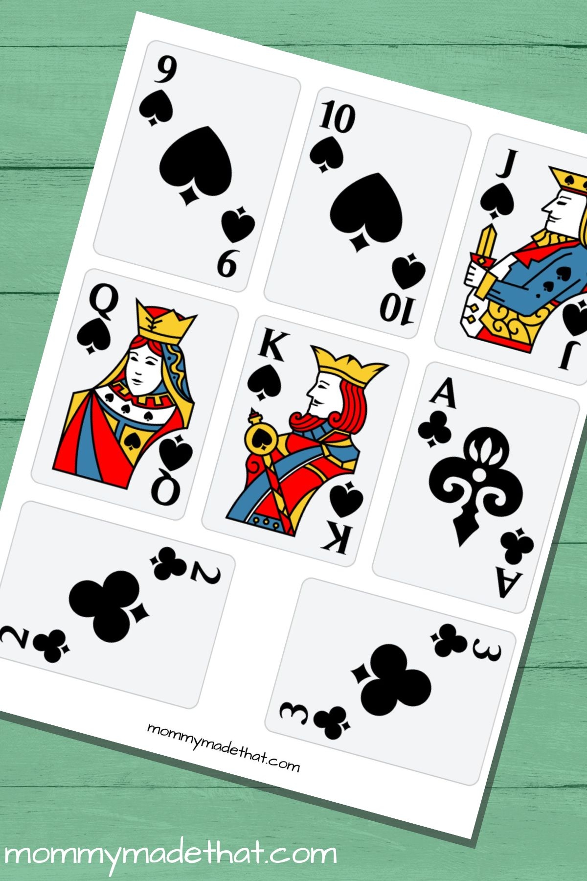 Printable Deck Of Cards