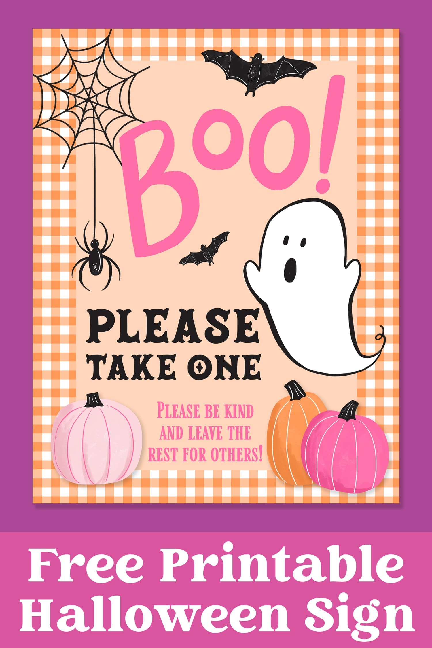 Printable Trick Or Treat Sign