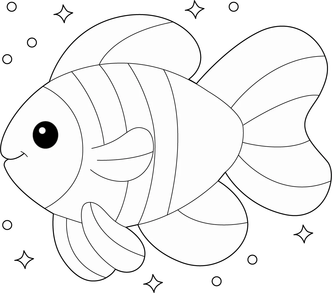 Fish Printable Coloring Pages