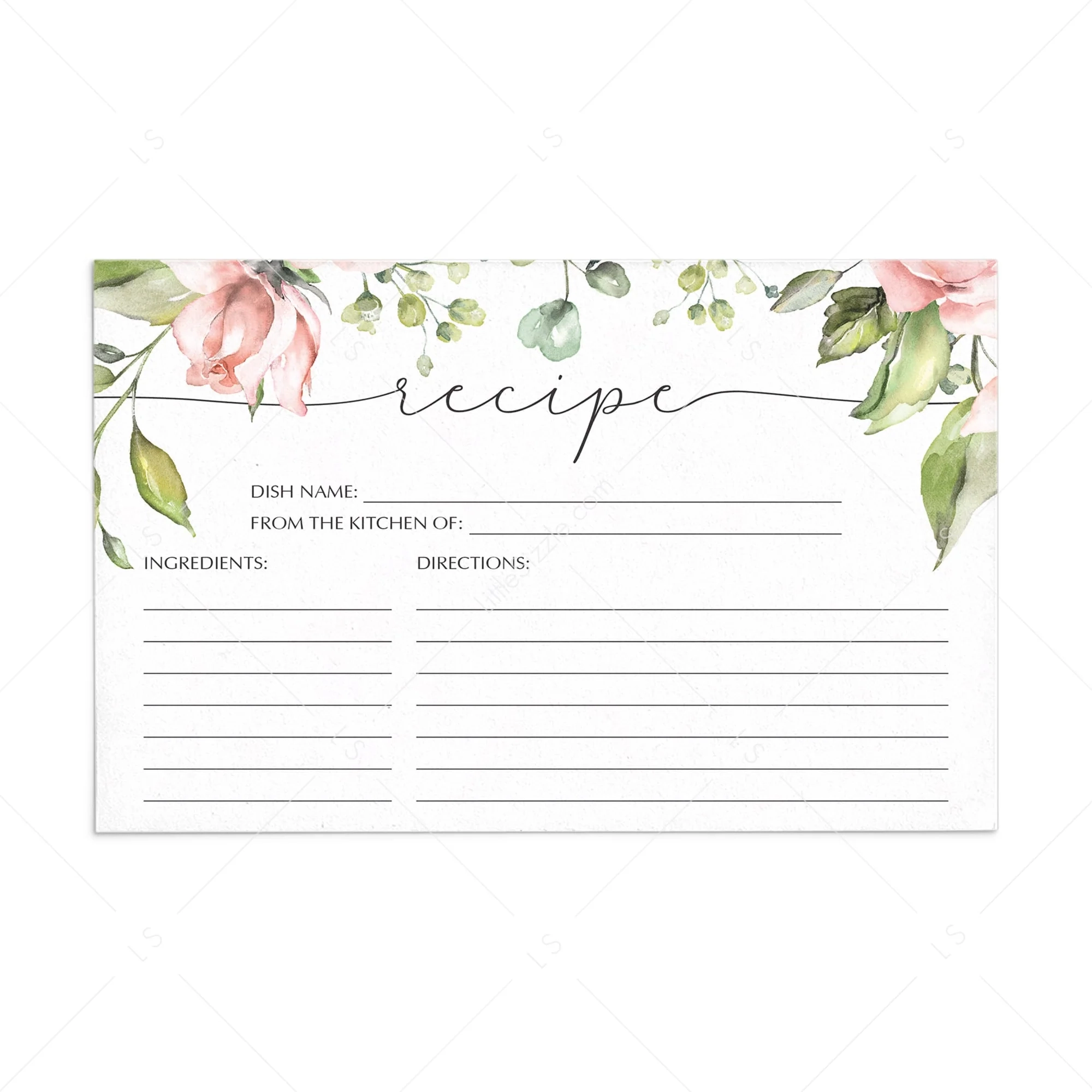 Printable Recipe Cards