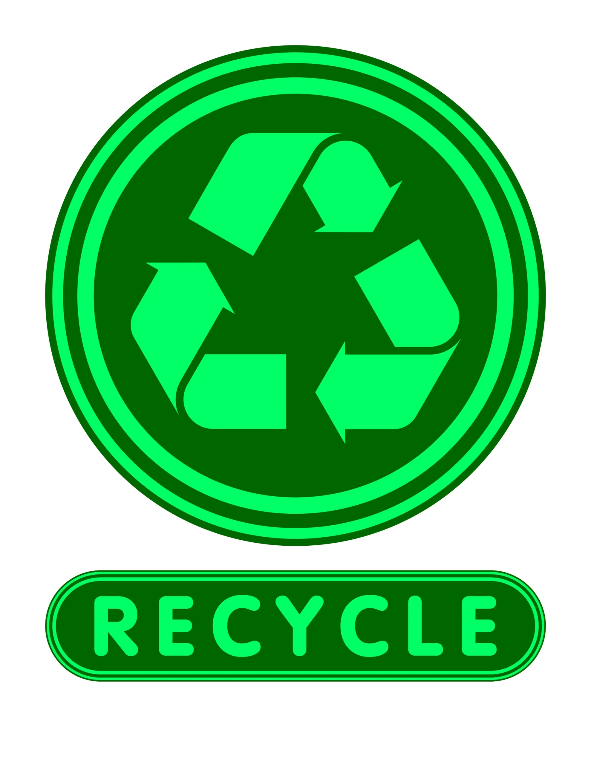 Printable Recycle Sign Printable Party Favors