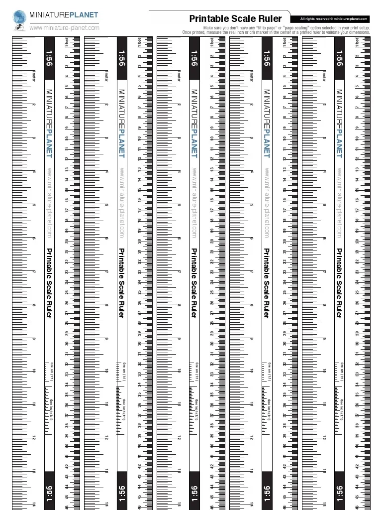Pdf Printable Ruler
