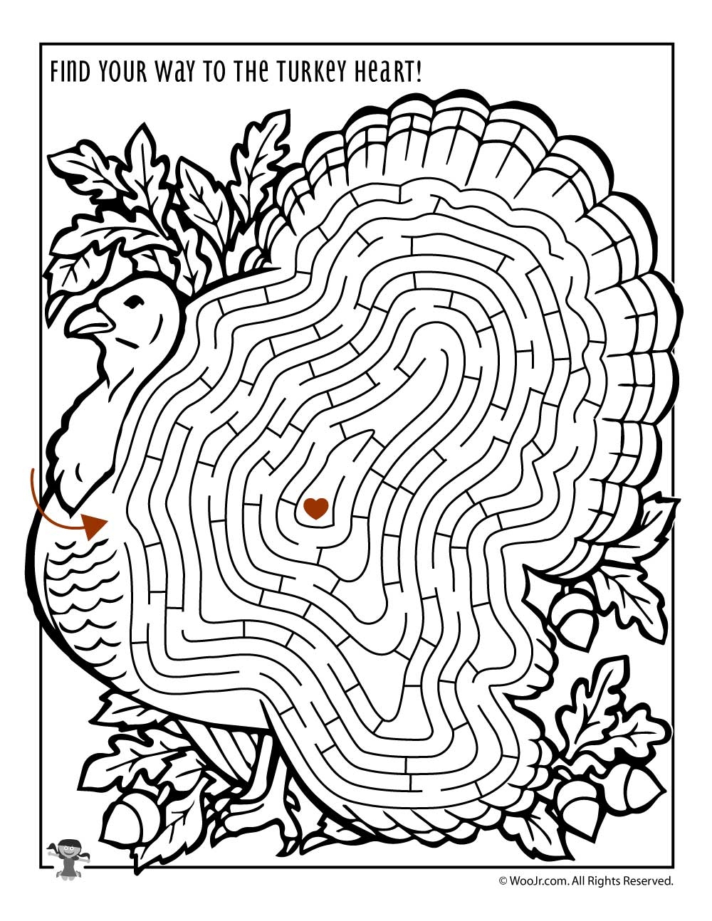 Printable Thanksgiving Activity Pages And Coloring Pages Woo Jr 