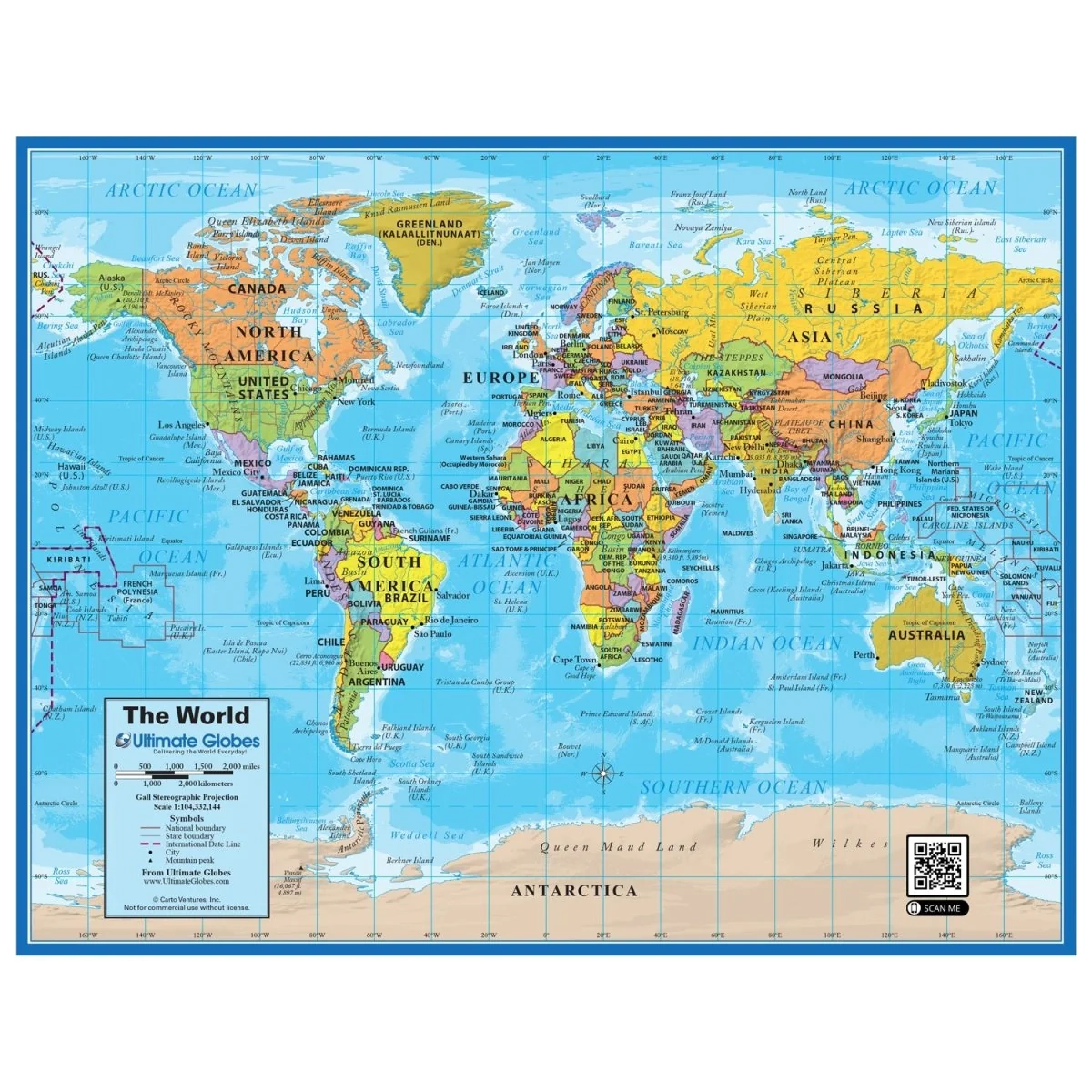 Printable World Map