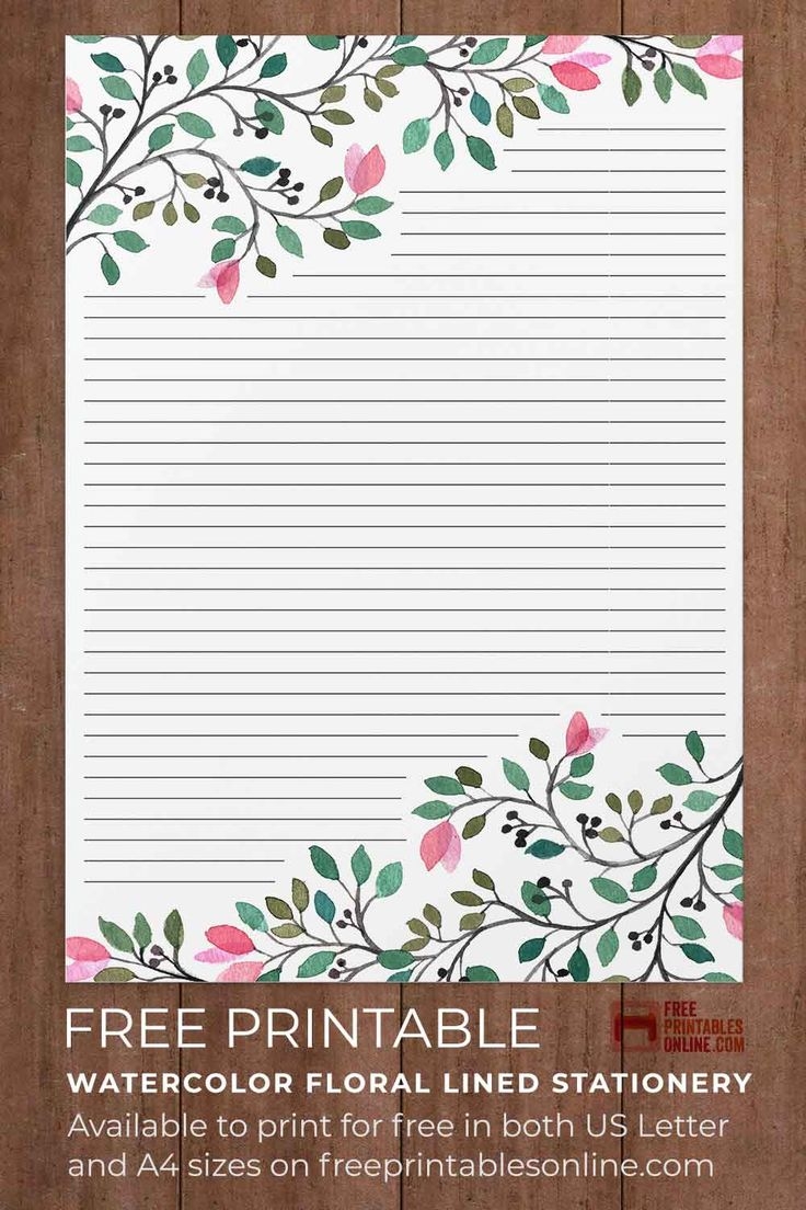 Free Printable Stationery
