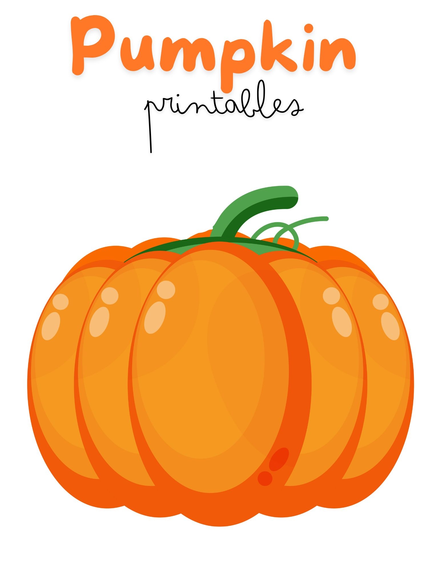 Printable Picture Of A Pumpkin