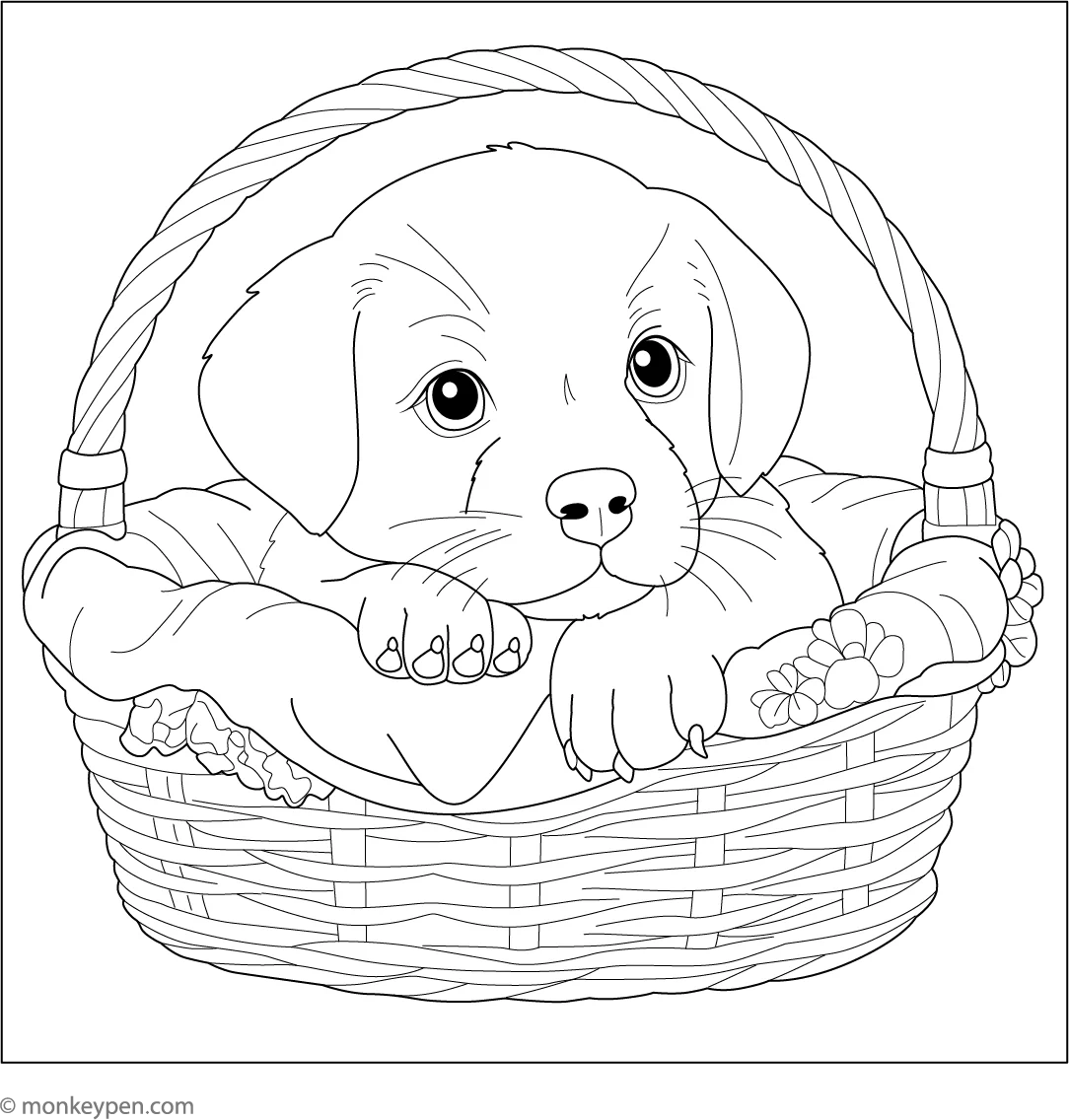Dog Coloring Pages Free Printable